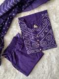 Budget Friendly Kurti Pant Dupatta Set