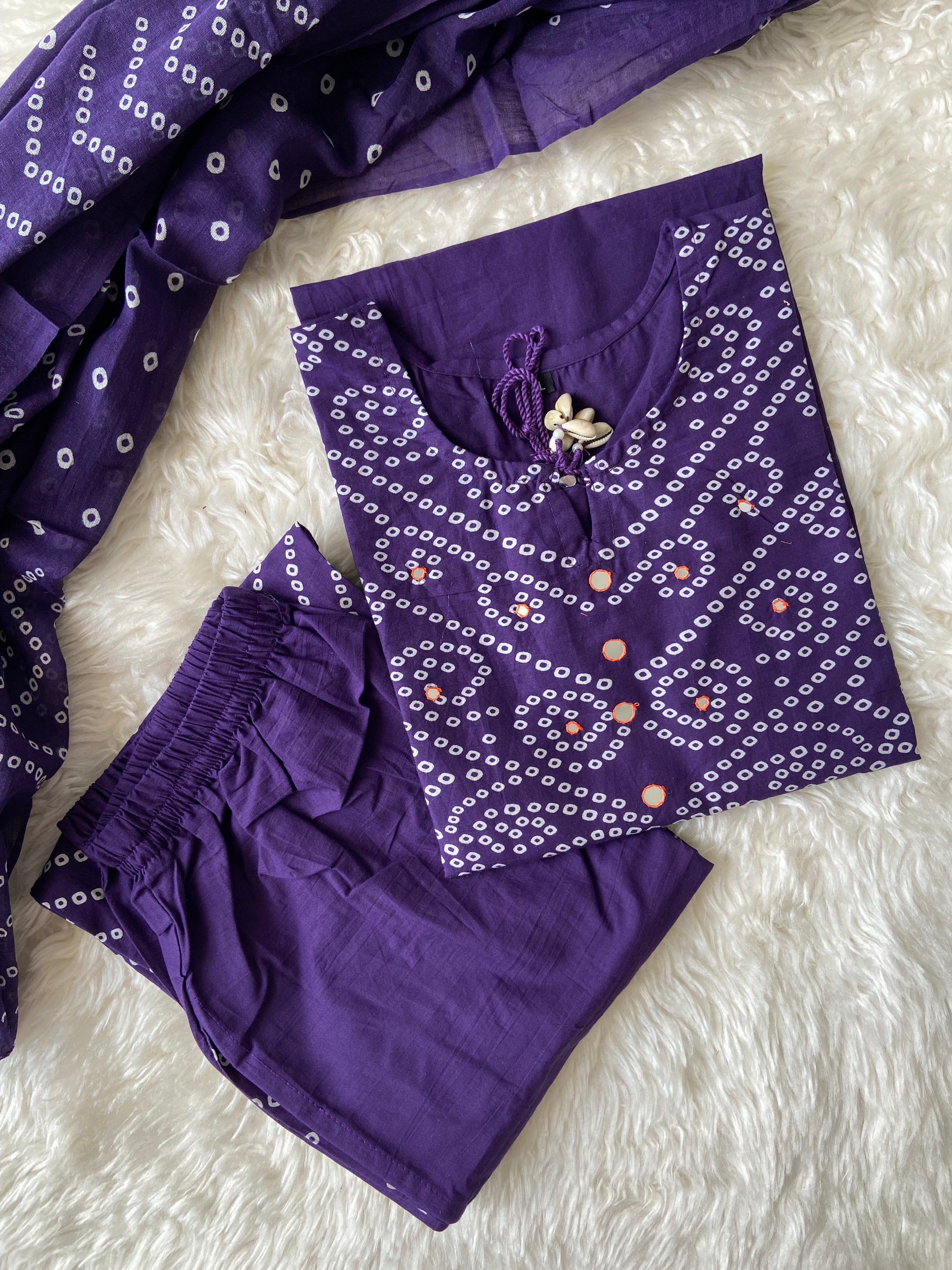 Budget Friendly Kurti Pant Dupatta Set