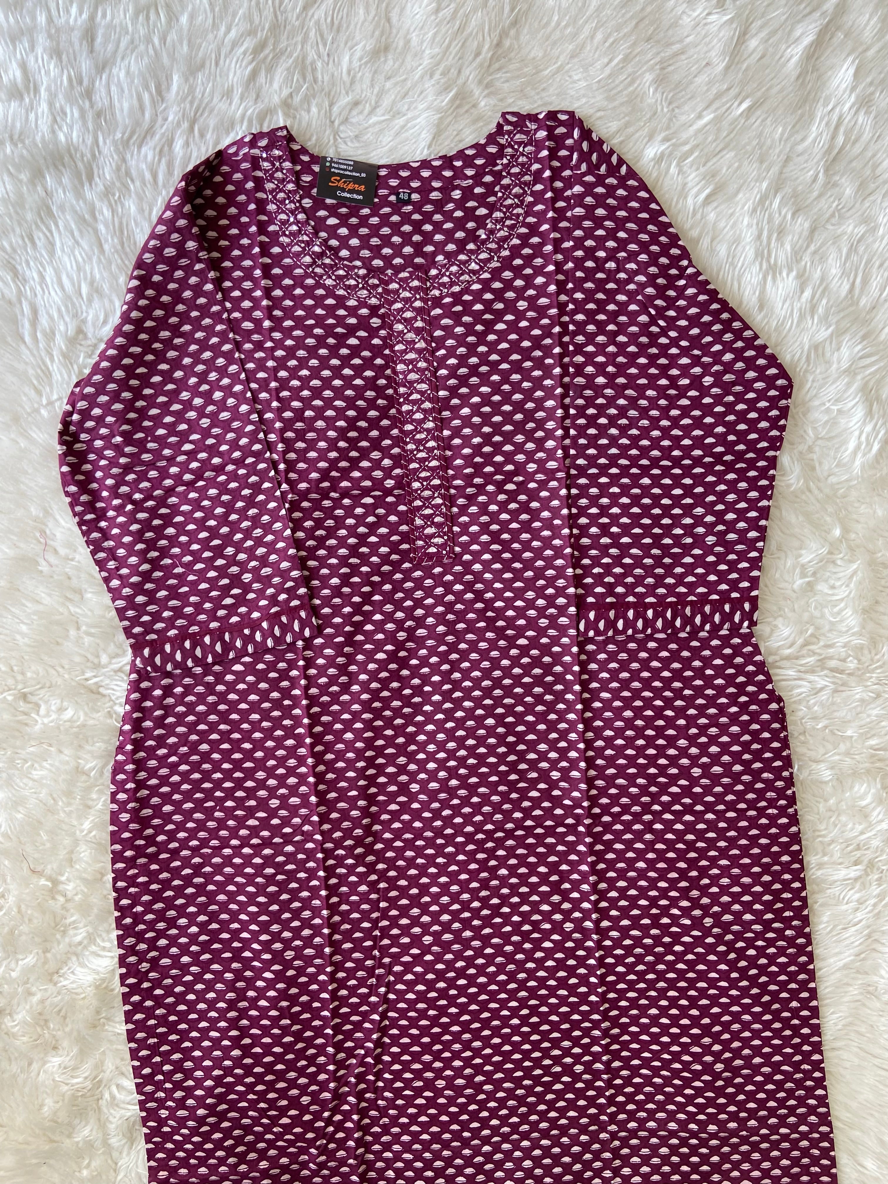 Premium Cotton Kurti