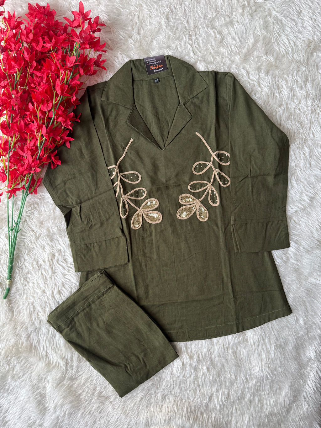 Soft Khadi Cotton Co-ord Set