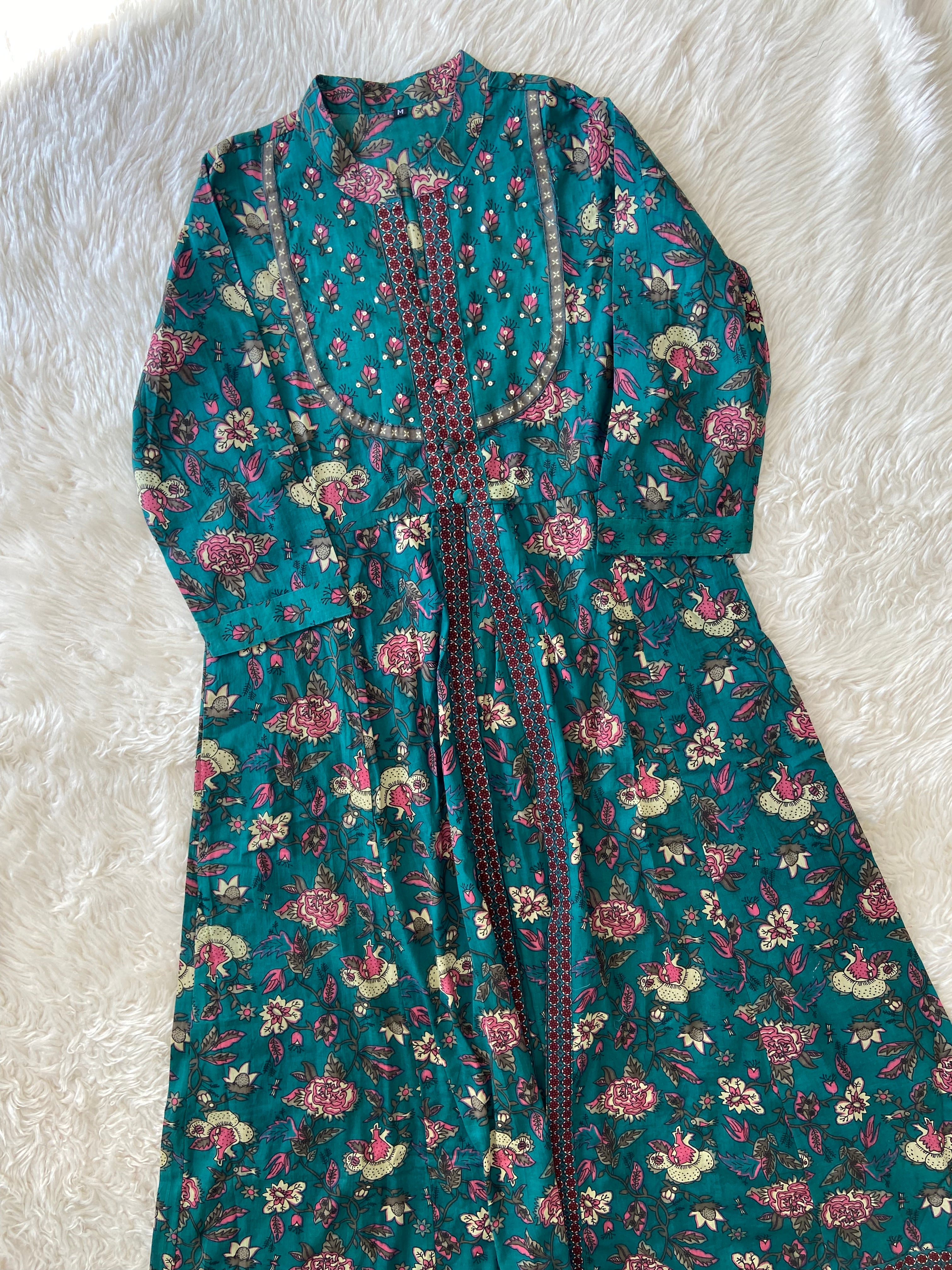 Budget Friendly Flare Kurti Pant Dupatta Set