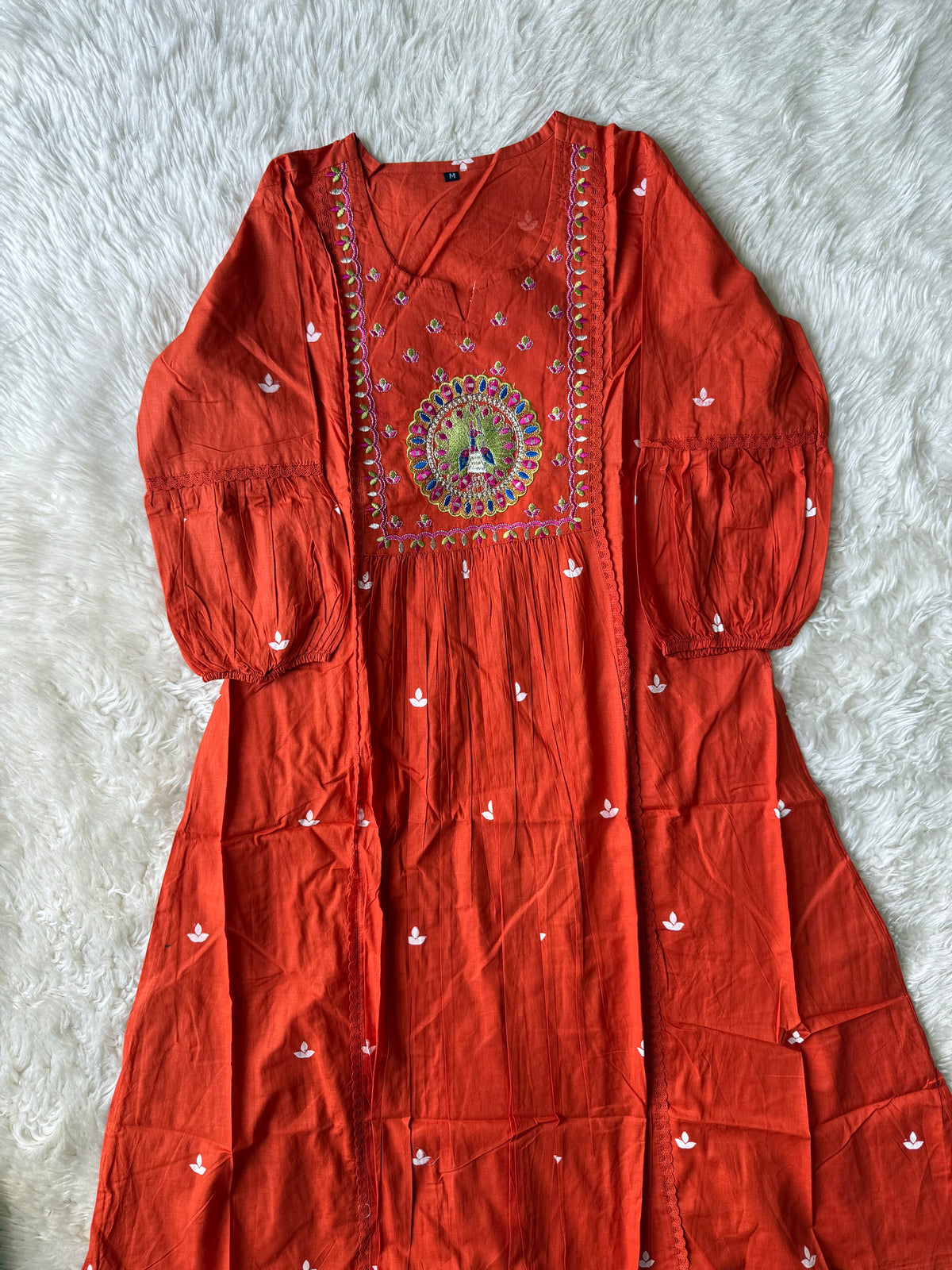 Cotton FLARE Kurti Pant Set
