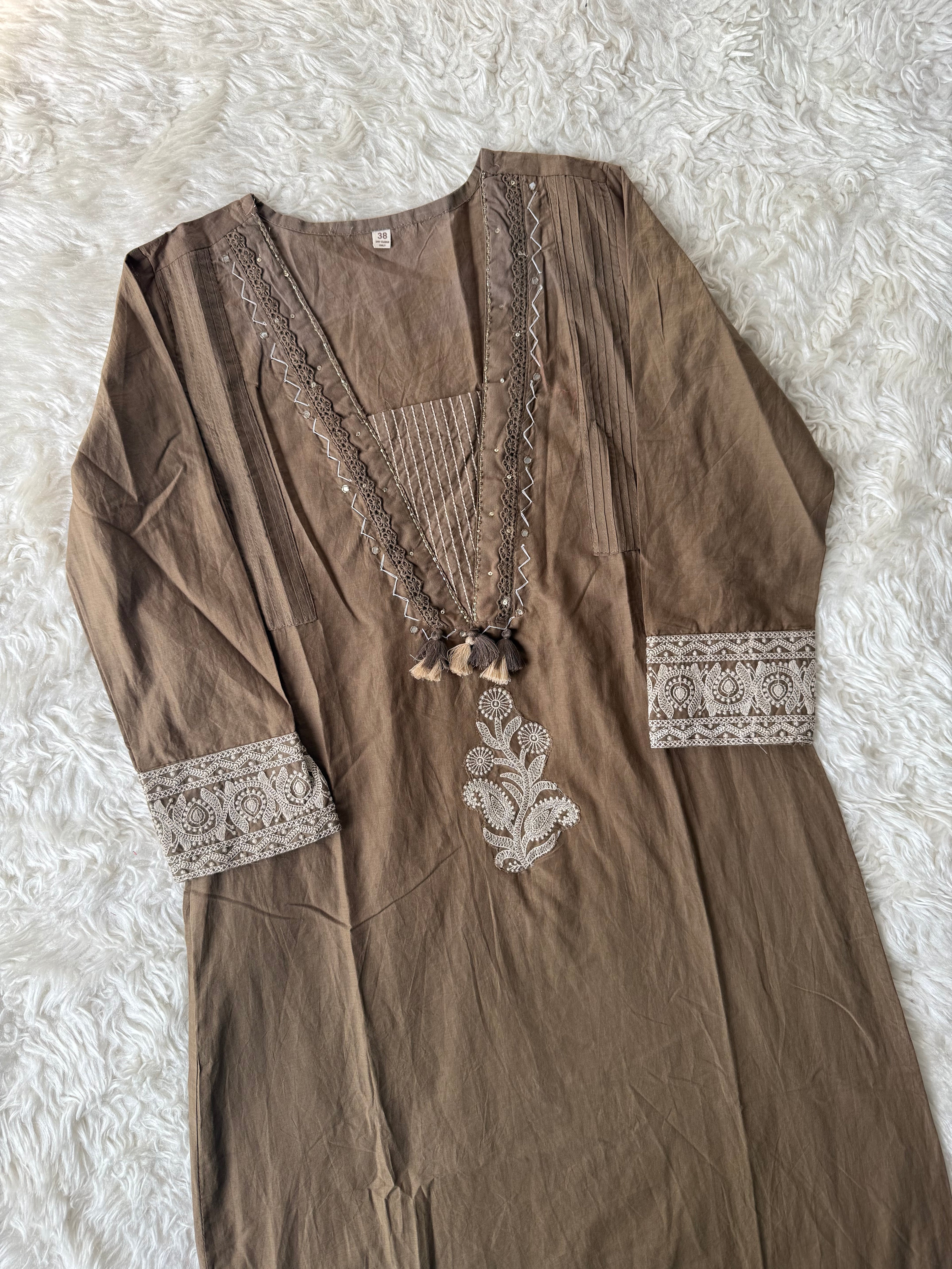Premium Cotton Kurti Pant Dupatta Set