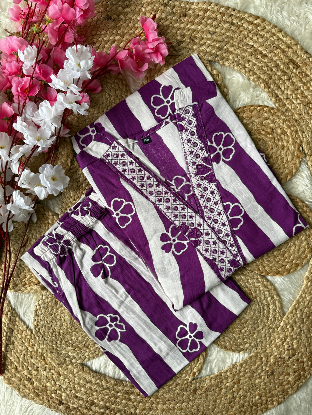 Cotton Kurti Pant Set