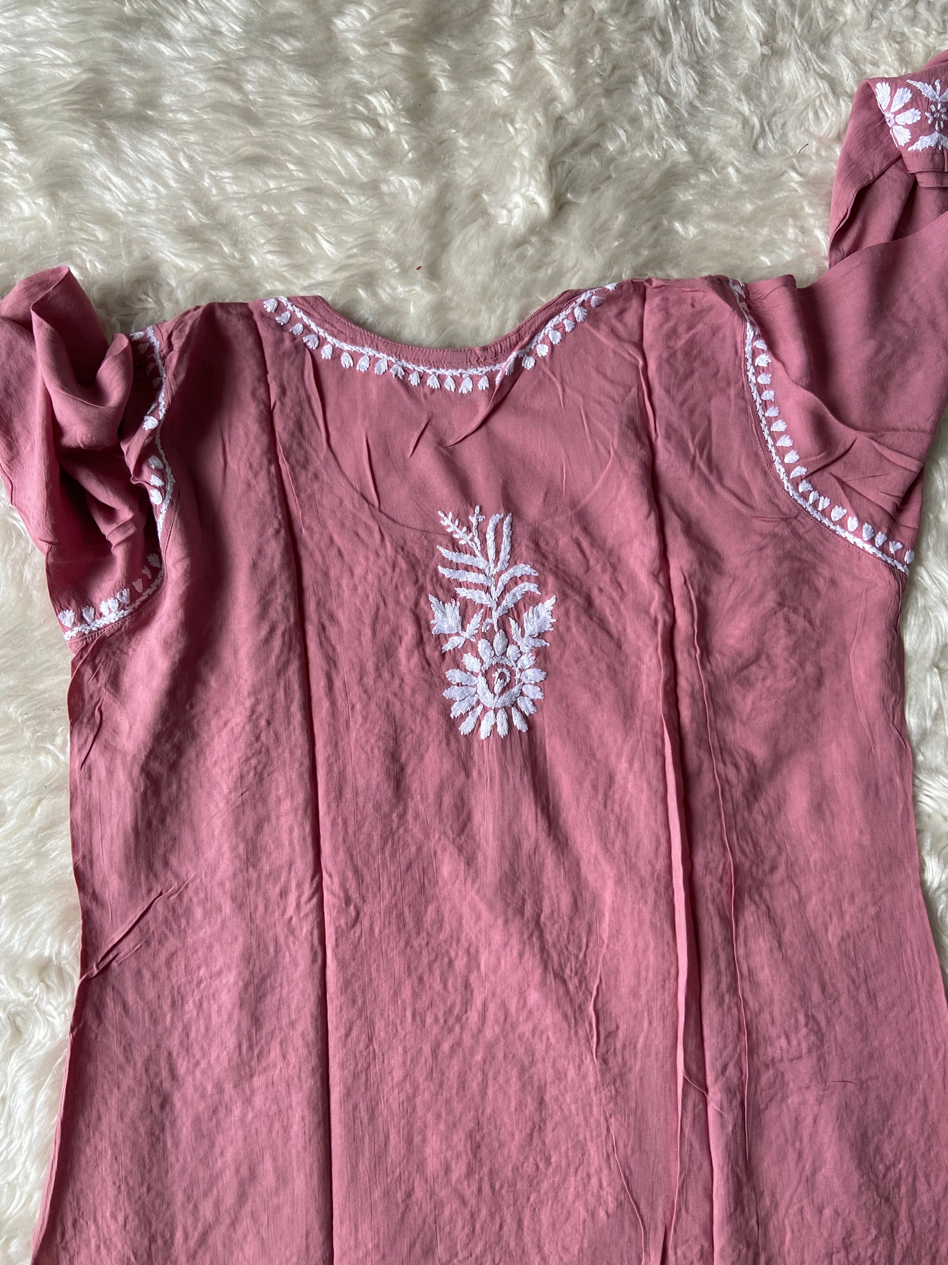 Modal Chikankari kurti
