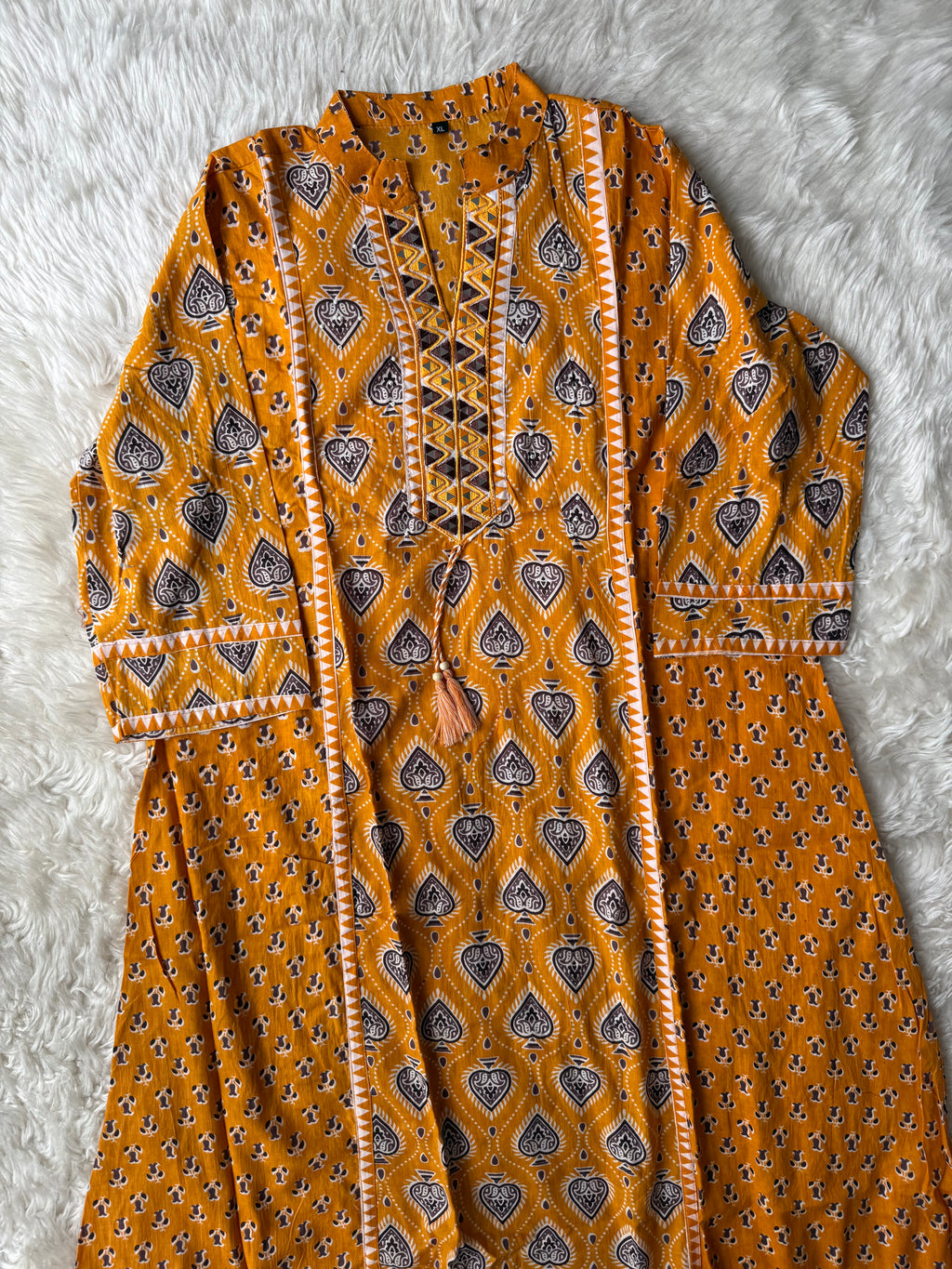 Cotton FLARE Kurti Pant Set