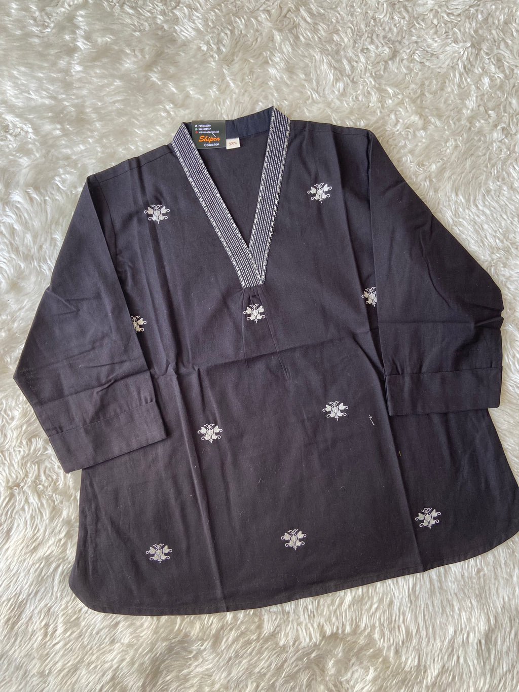 “Plus Size” Khadi Cotton Short Kurti