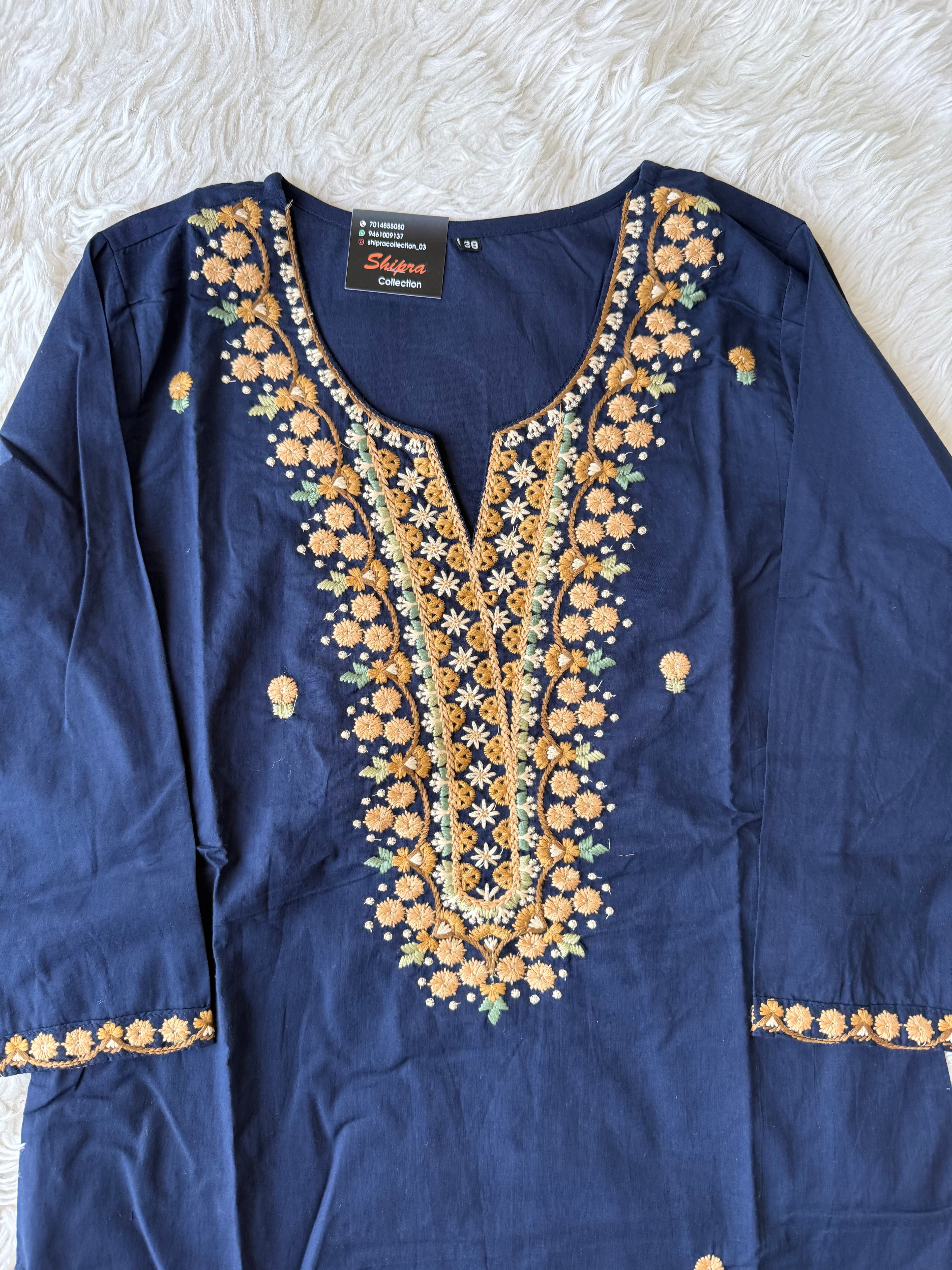 Premium Cotton Kurti Pant Dupatta Set