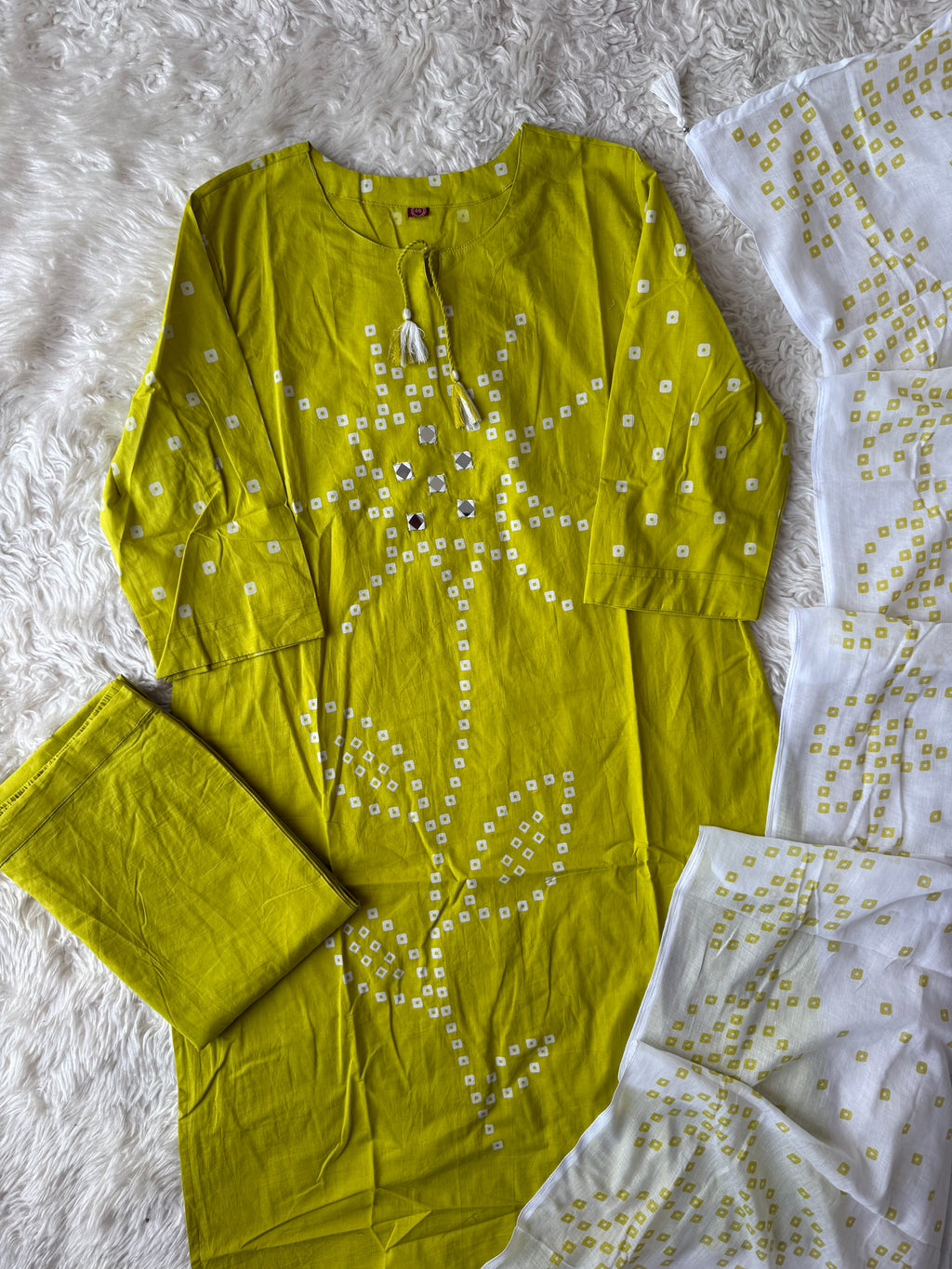 Budget Friendly Kurti Pant Dupatta Set