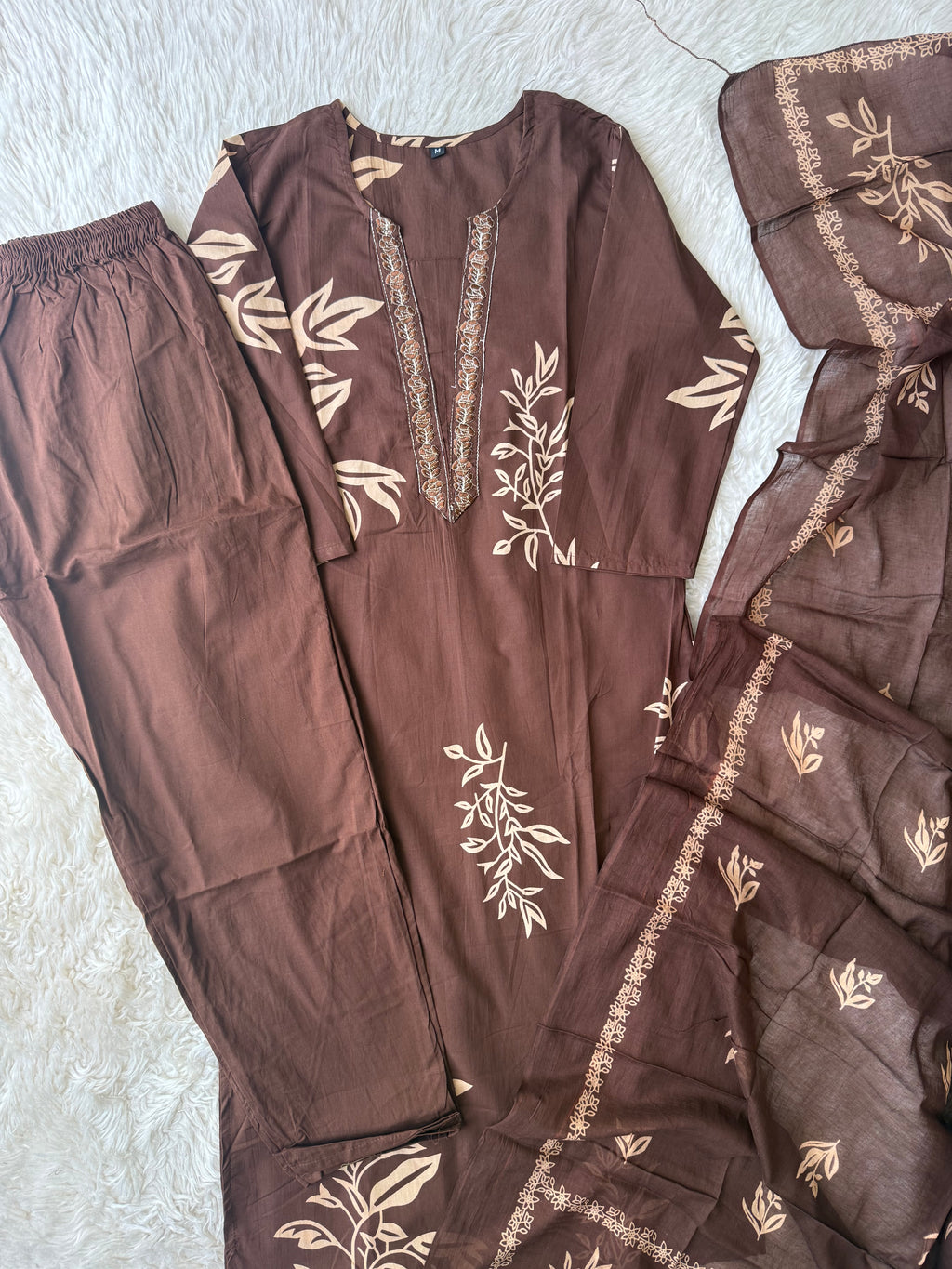 Budget Friendly Kurti Pant Dupatta Set
