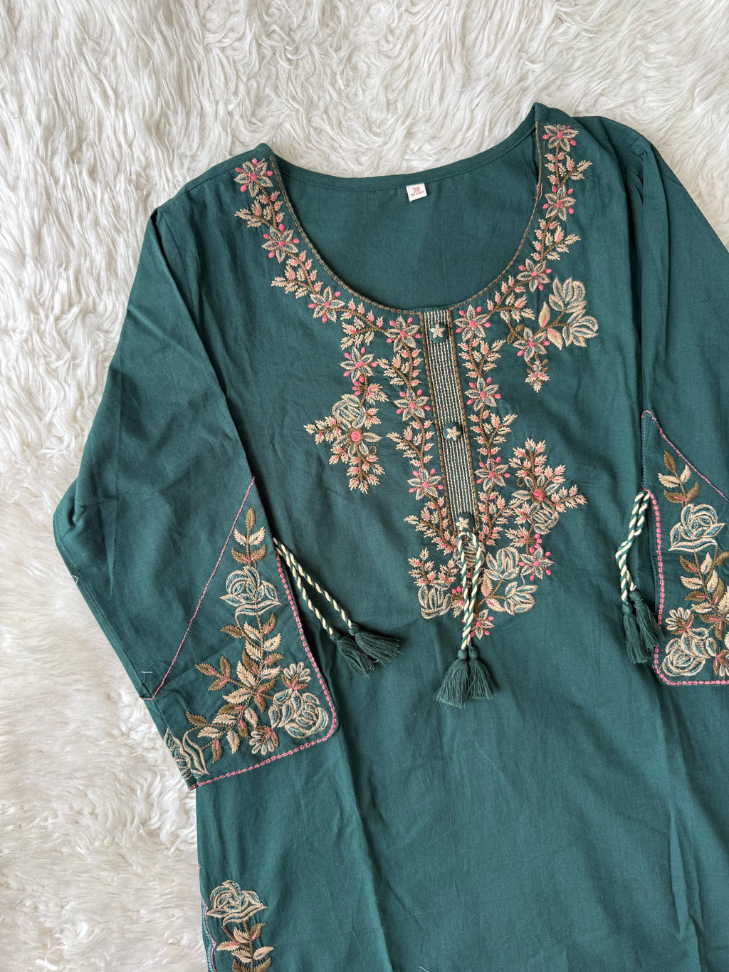 Premium Cotton Kurti Pant Dupatta Set
