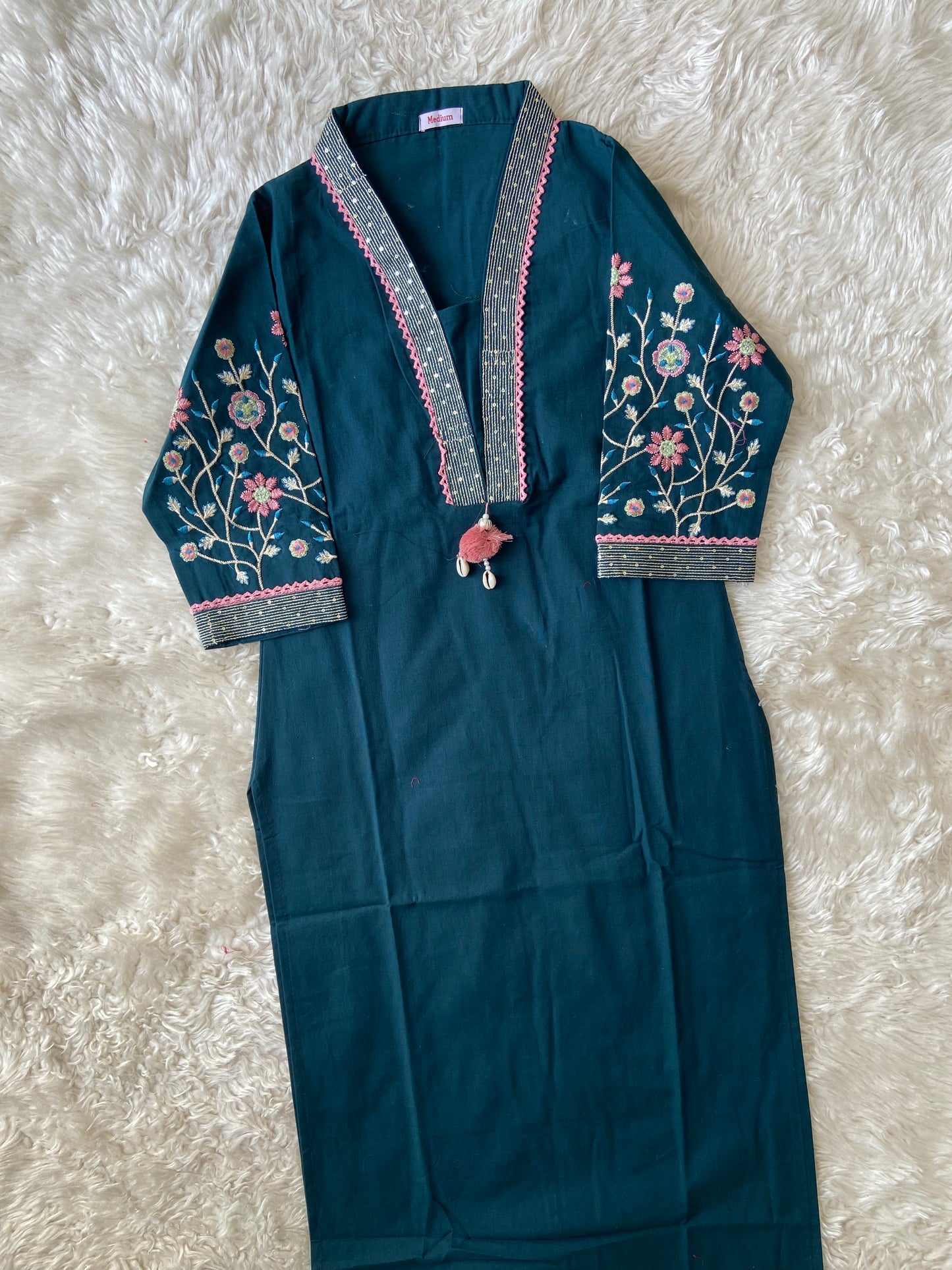 Khadi Cotton Kurti Pant Set