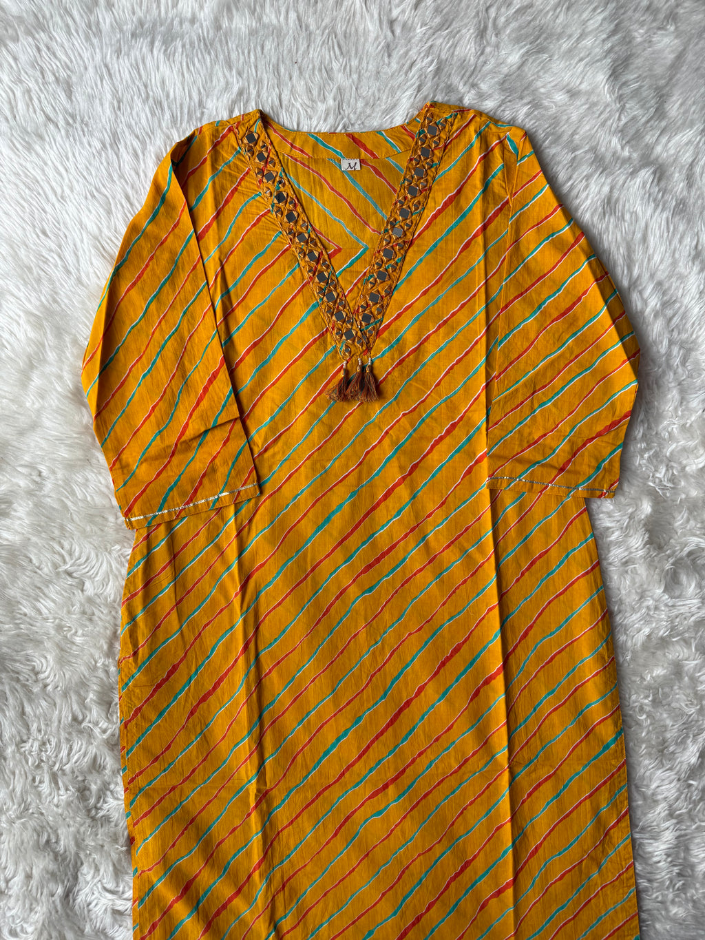 Premium Cotton Lehariya Set