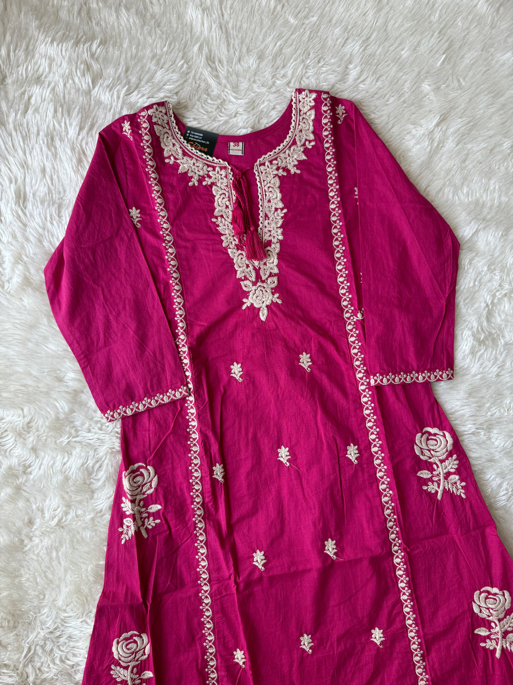 Premium Cotton Kurti Pant Dupatta Set