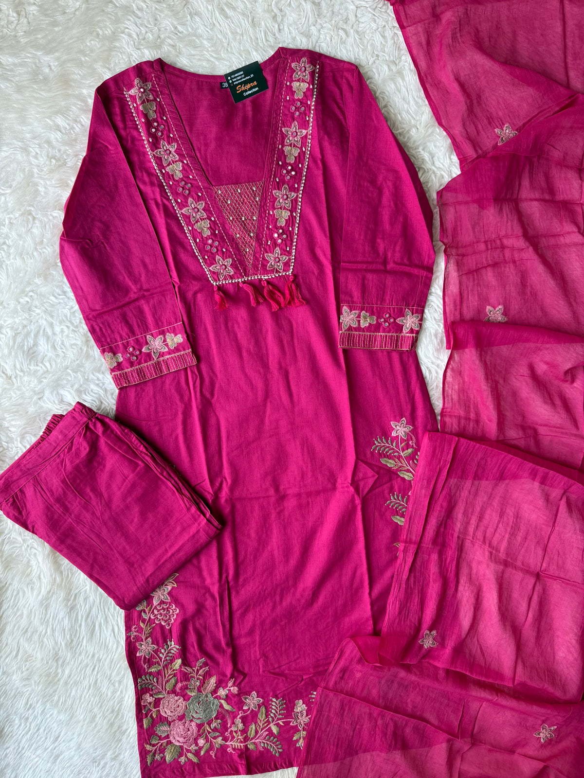 Premium Cotton Thread Work Collection