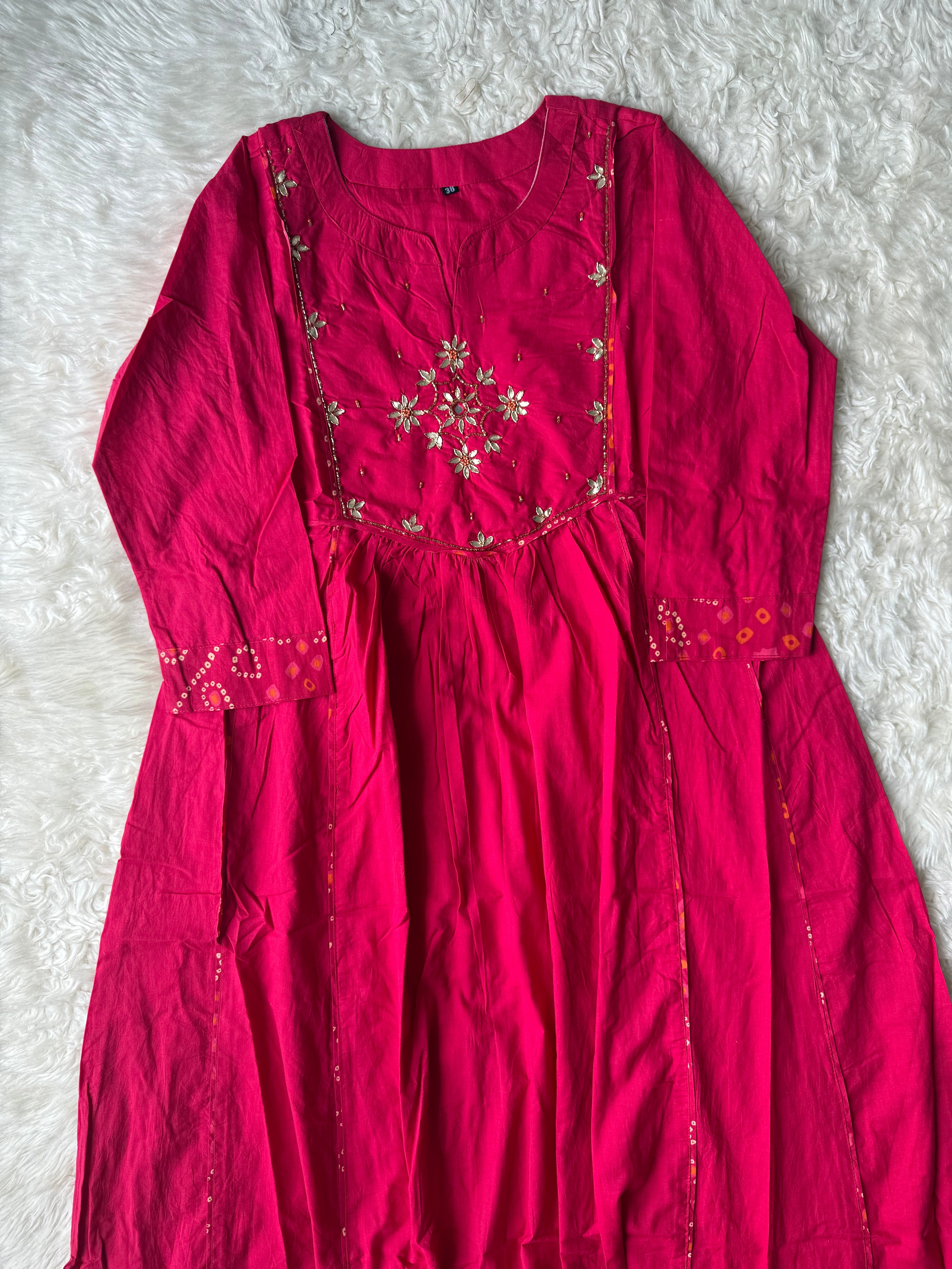 Premium Cotton Bandhani Set