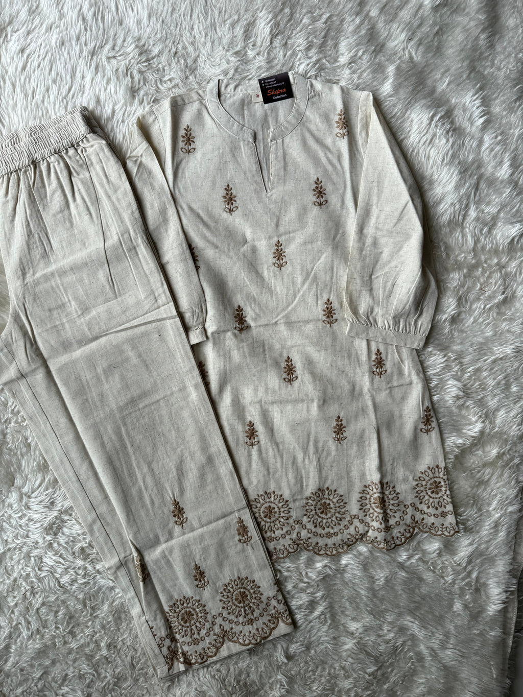 Soft Khadi Cotton Co-ord Set