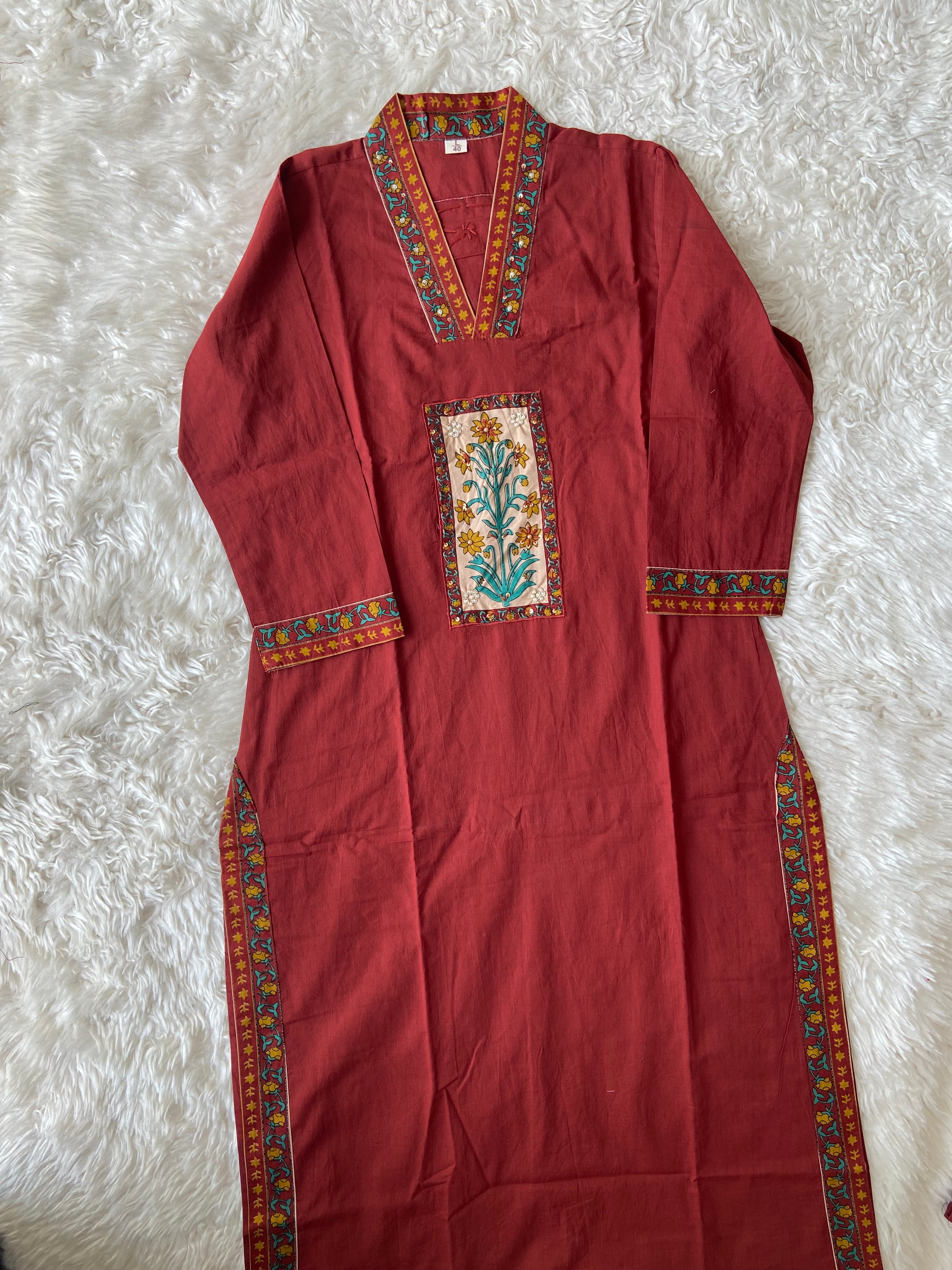 Premium Cotton Kurti Pant Dupatta Set