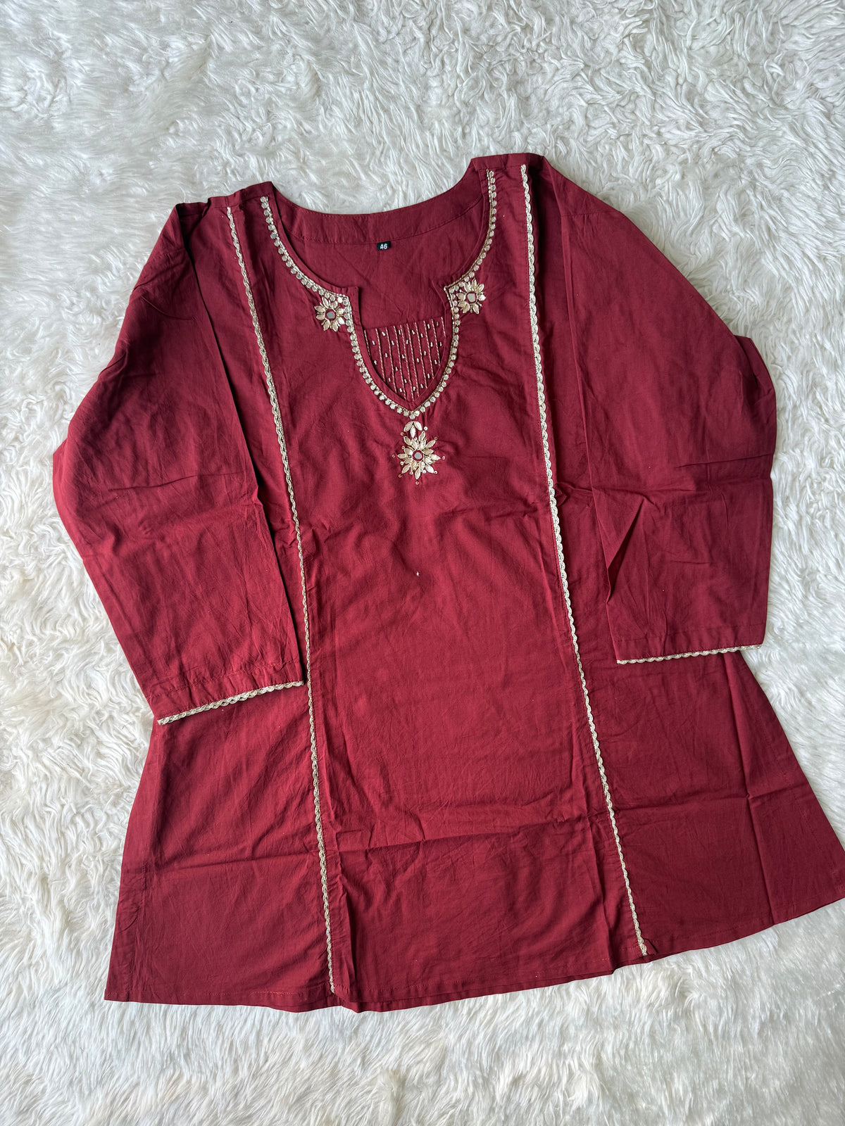 Premium Cotton Kurti Plazo Dupatta Set