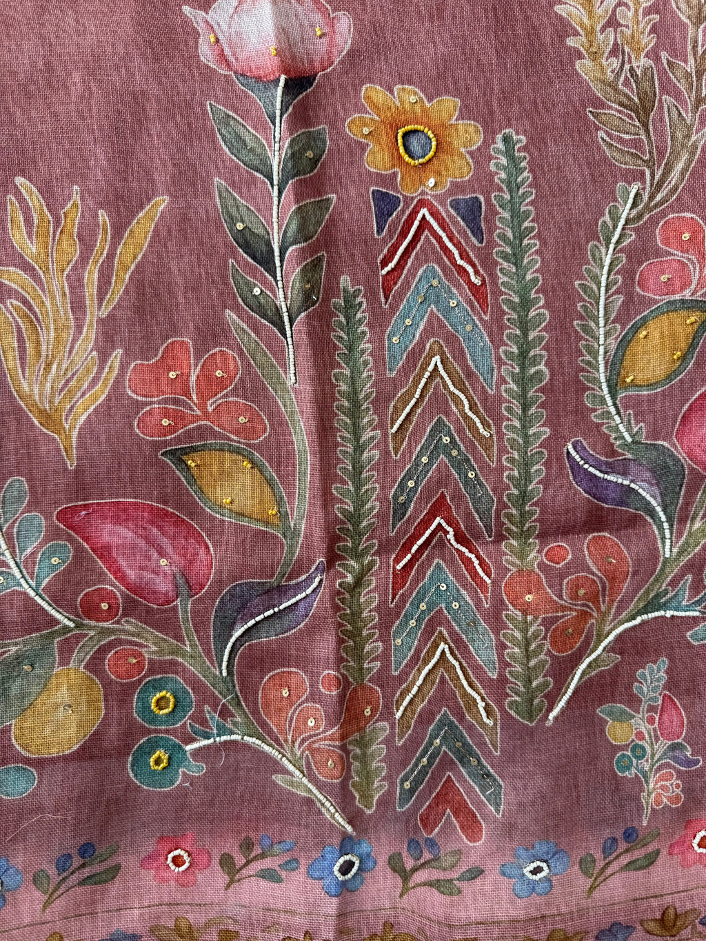 Linen Kurti Pant Dupatta Set