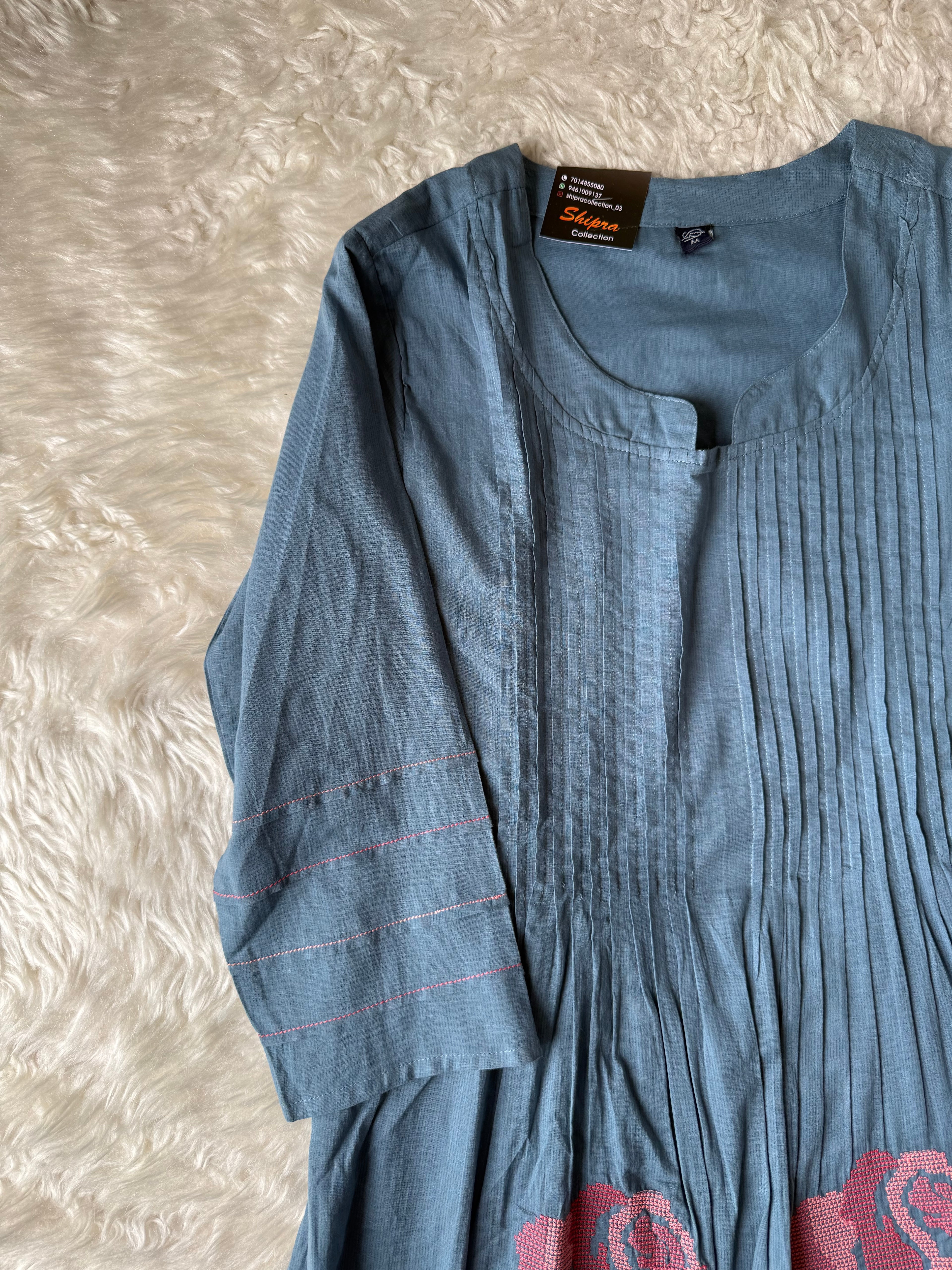 Premium Mul Cotton Thread Work Collection