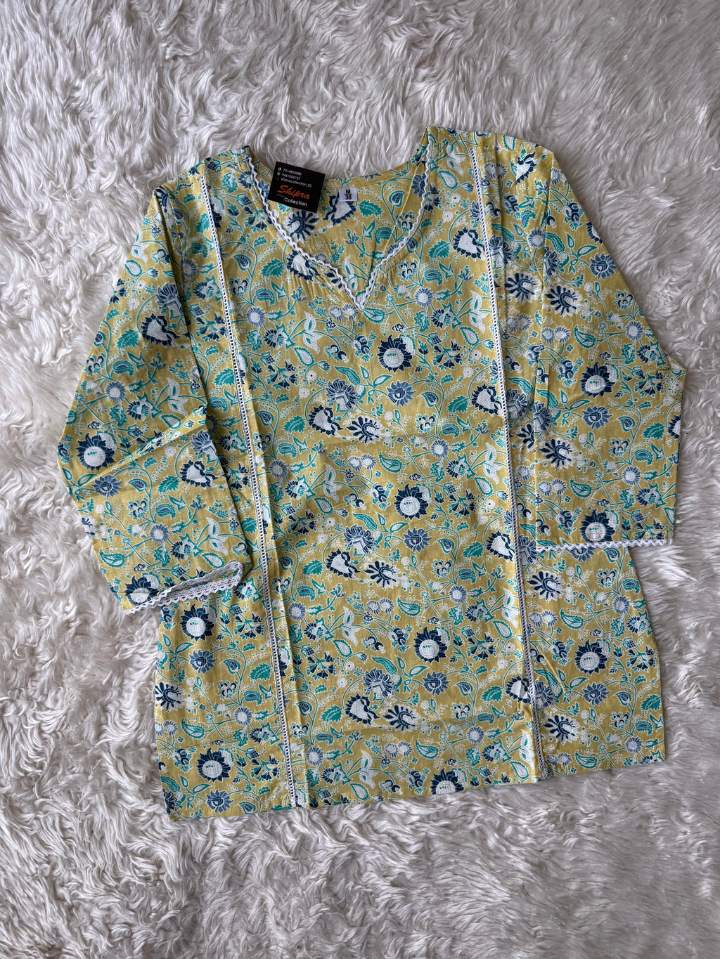 Premium Cotton Short Kurti