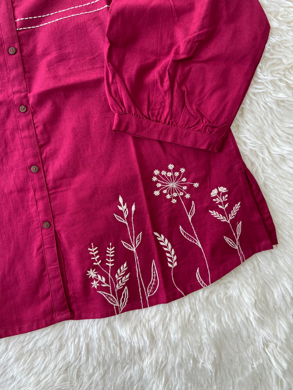 “Plus Size” Khadi Cotton Short Kurti
