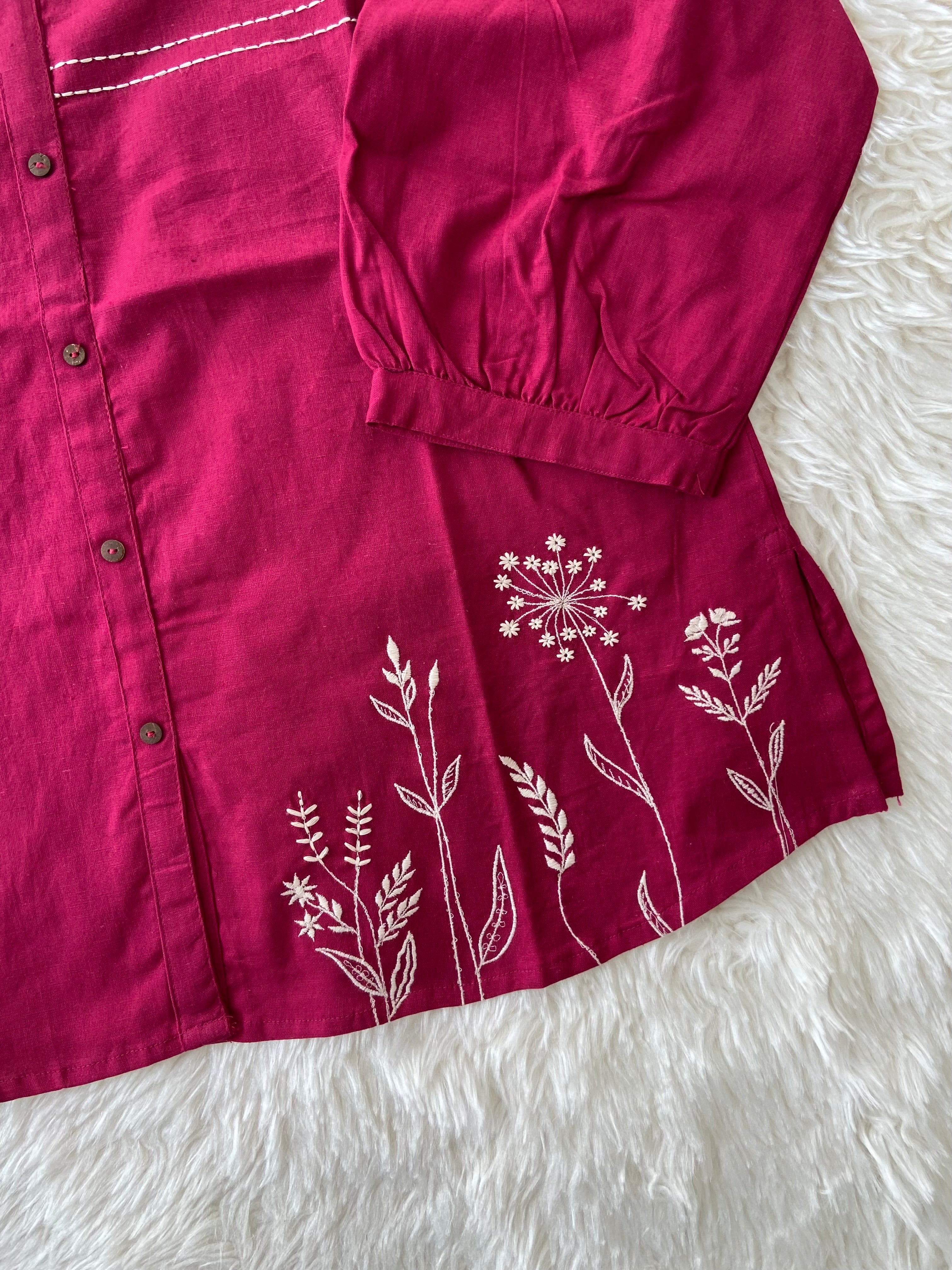 “Plus Size” Khadi Cotton Short Kurti