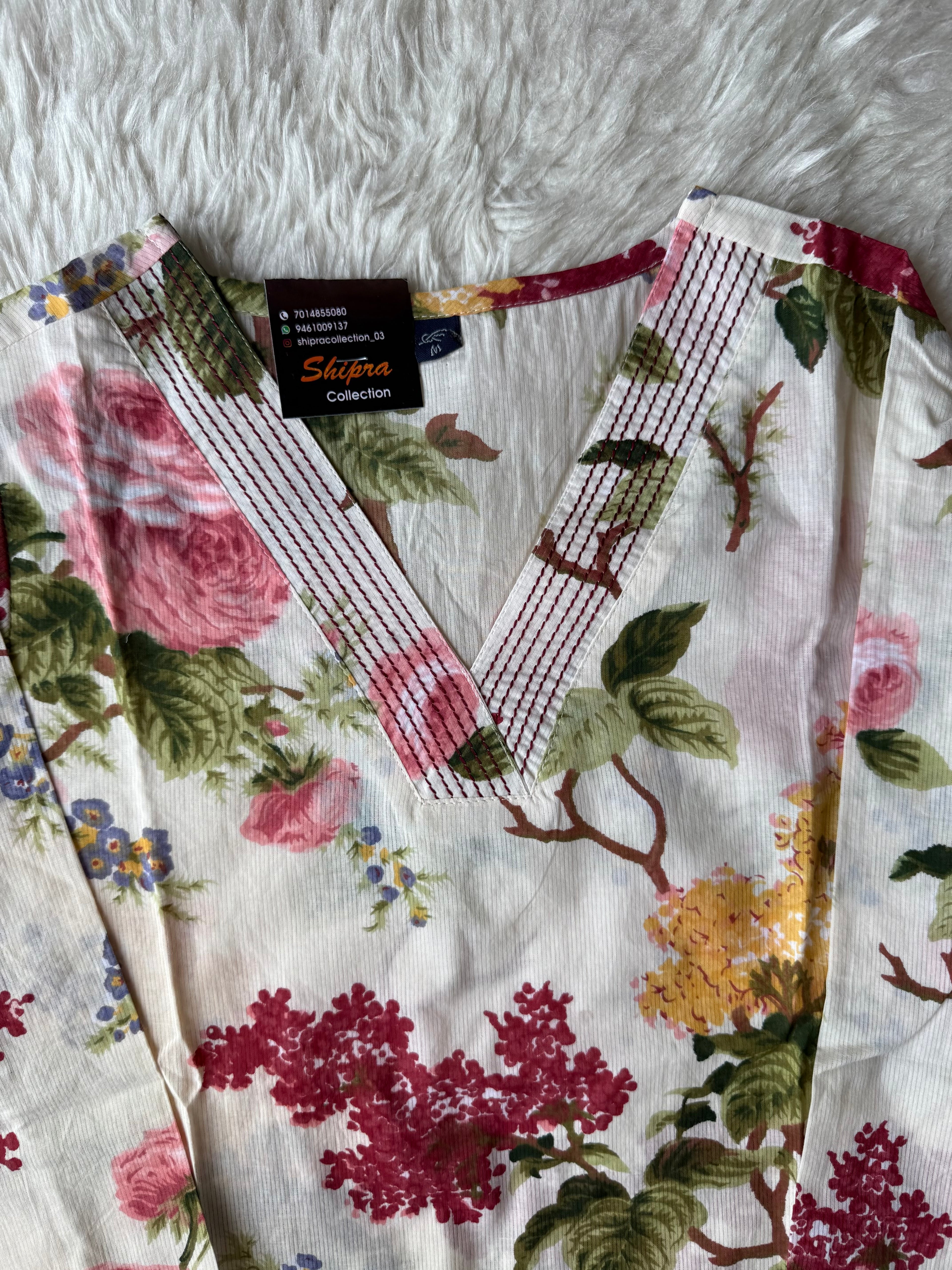 Pure Cotton  Co-ord Set