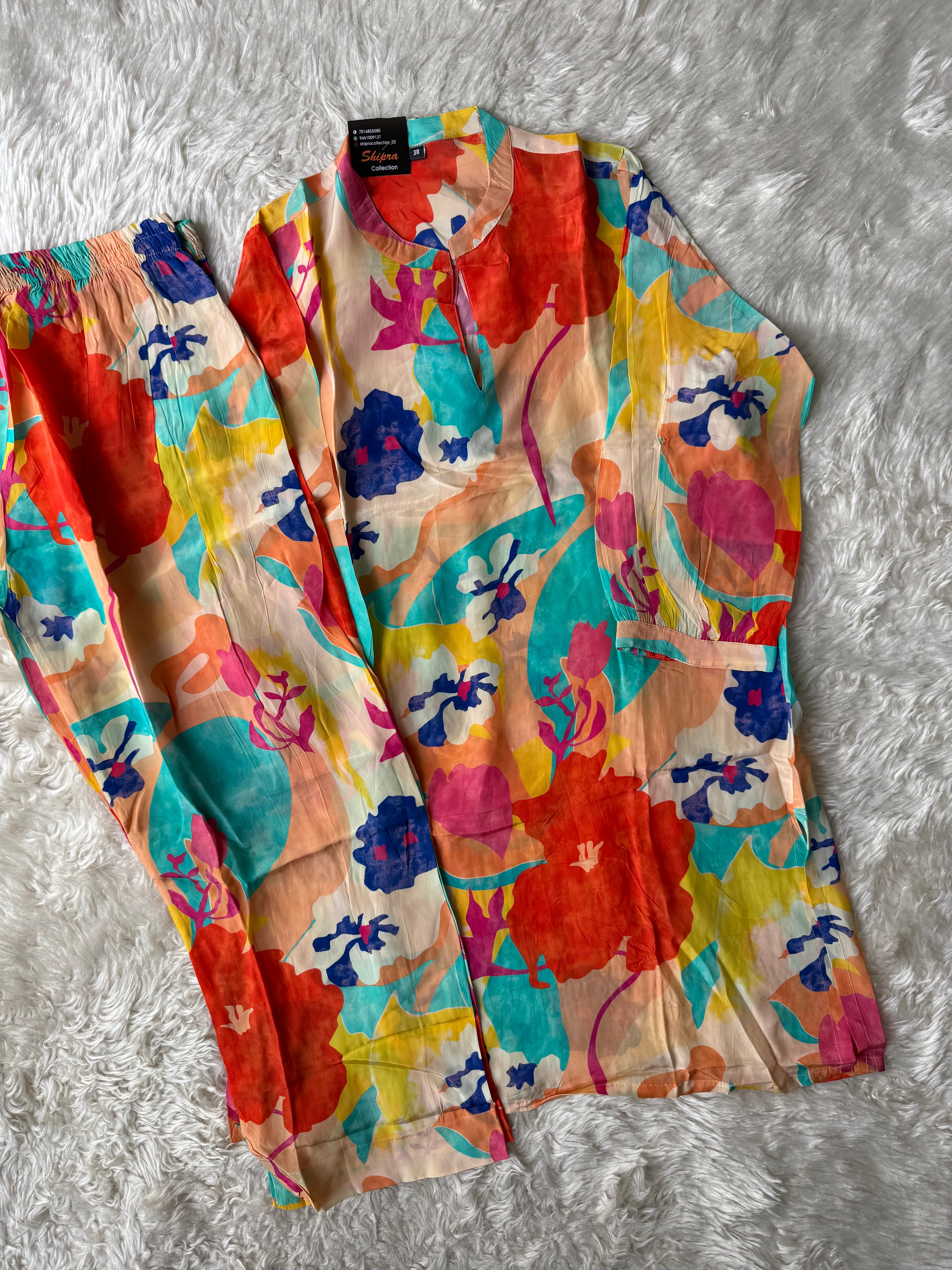 Crepe Silk Co-ord Set