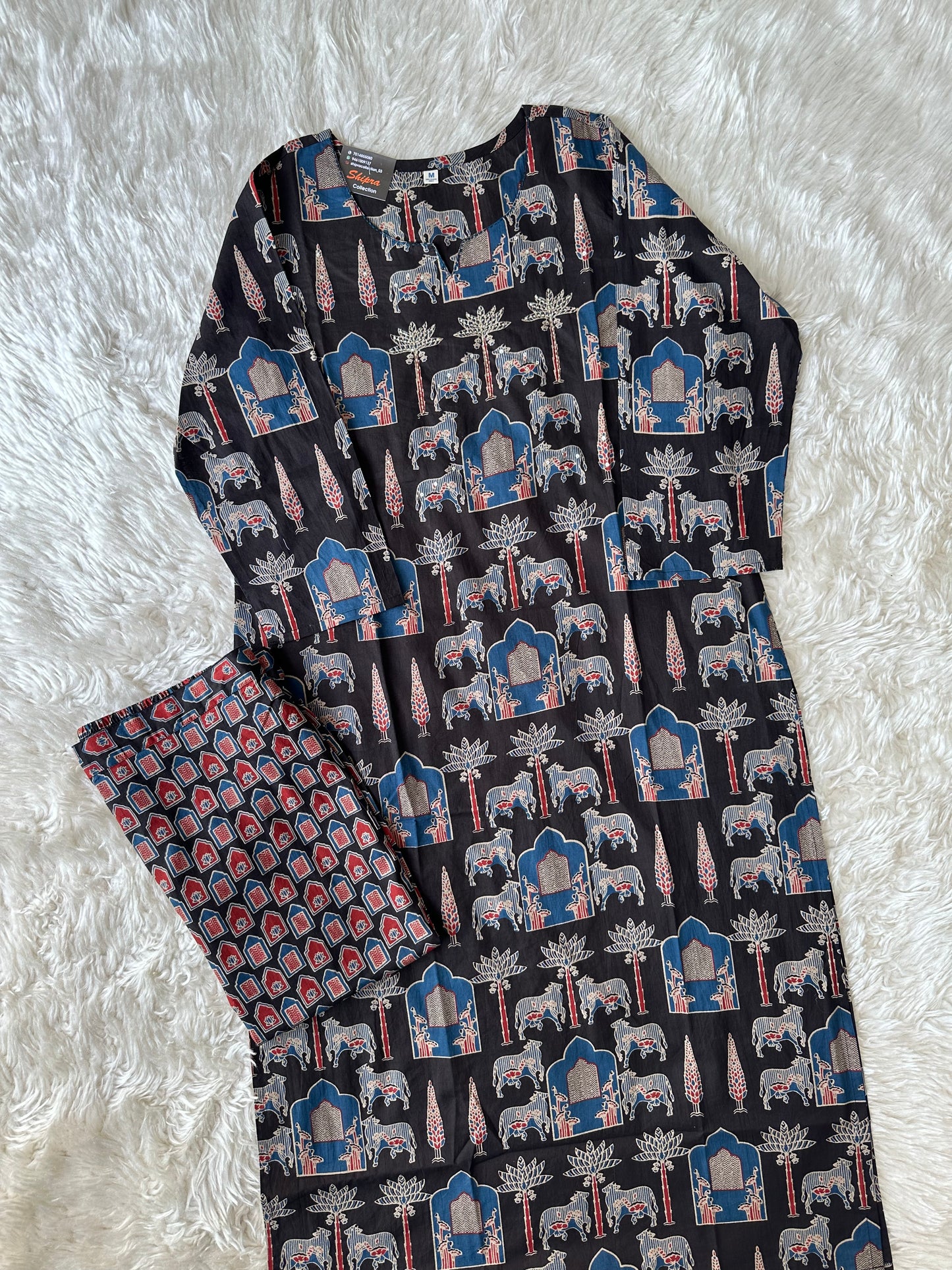 Premium Cotton Kurti Pant Set