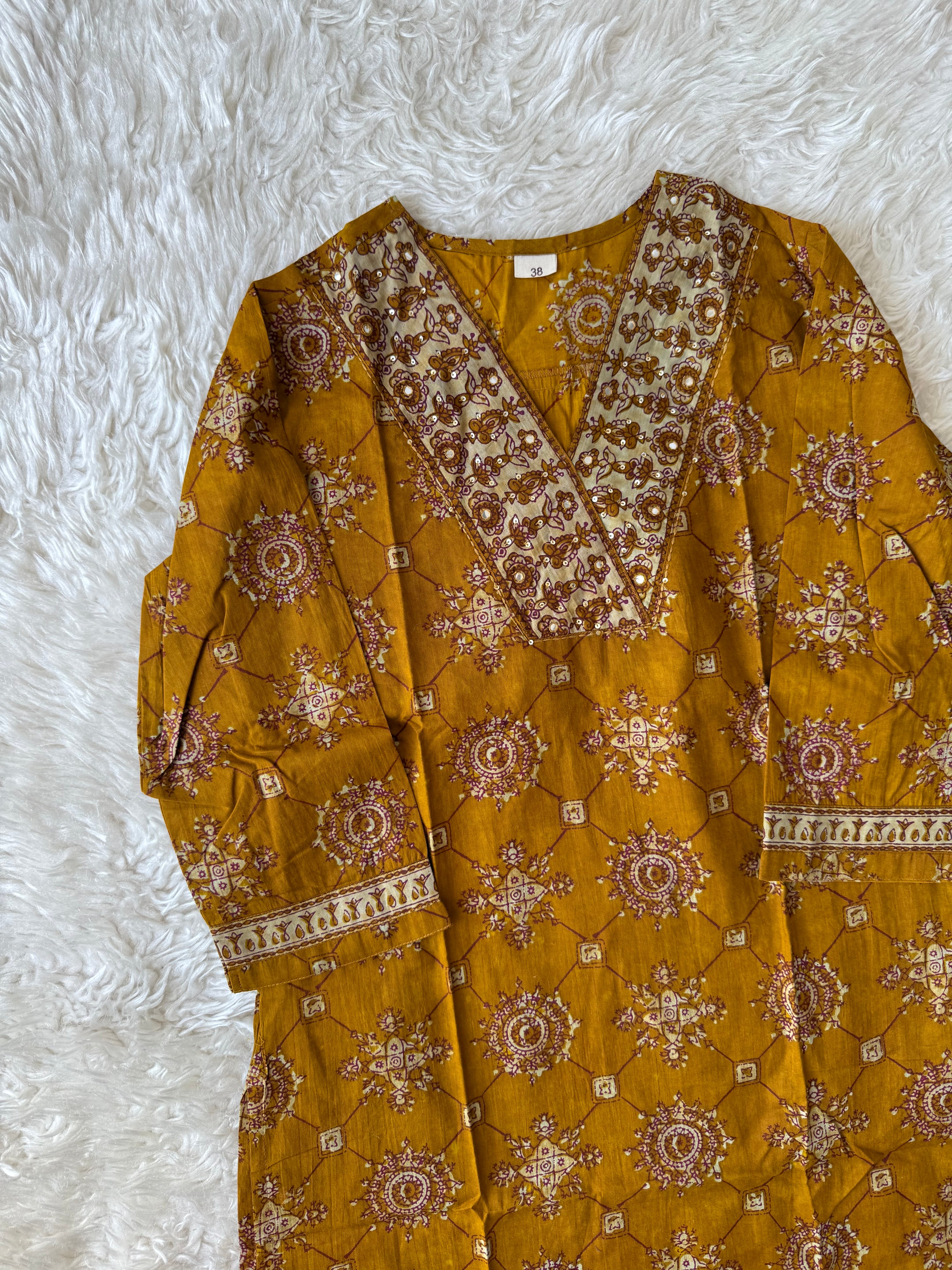 Premium Cotton Kurti Pant Dupatta Set