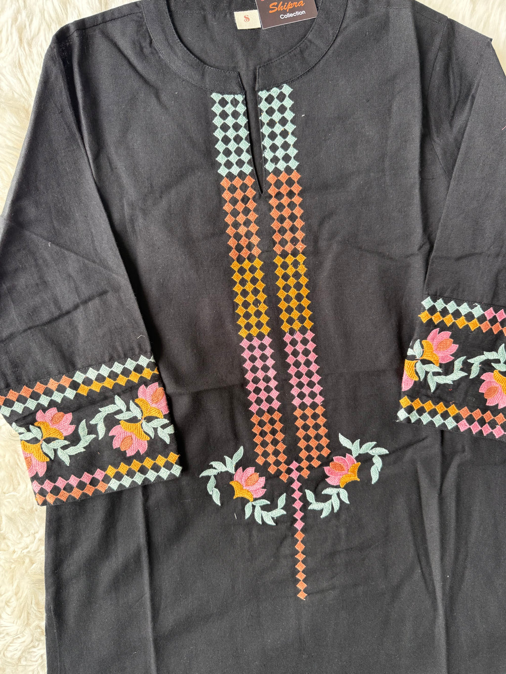 Khadi Cotton Short Kurti