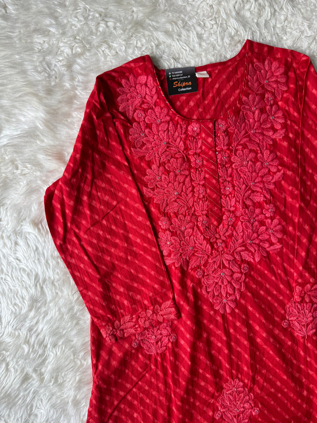 Premium Cotton Lehariya Set