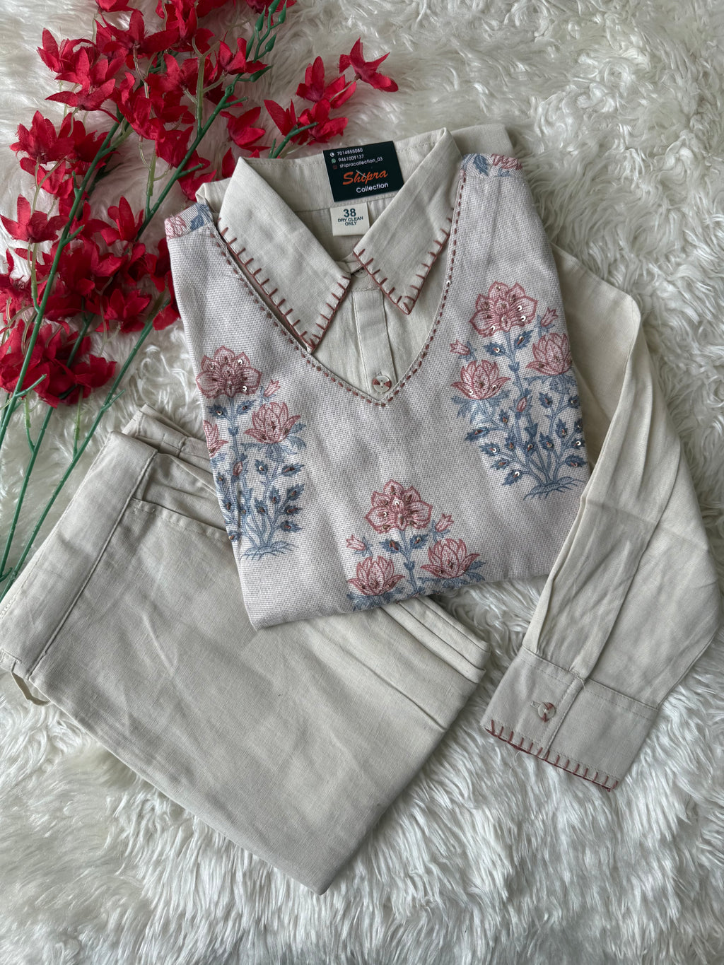 Jute Linen Co-ord Set