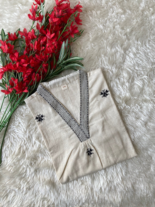 Khadi Cotton Short Kurti