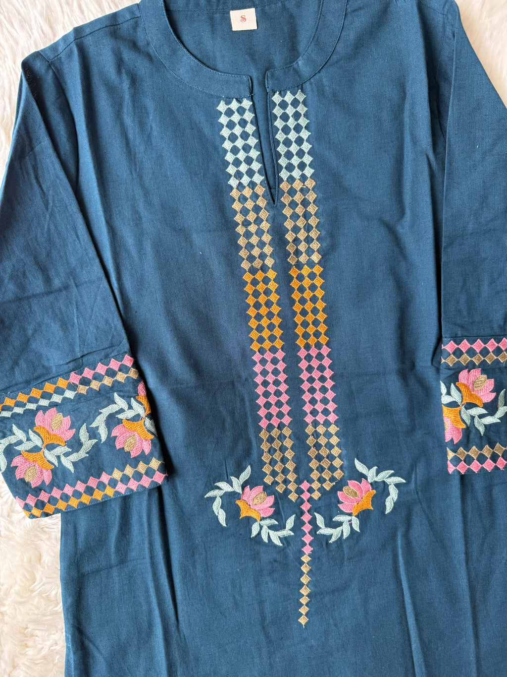 Khadi Cotton Short Kurti