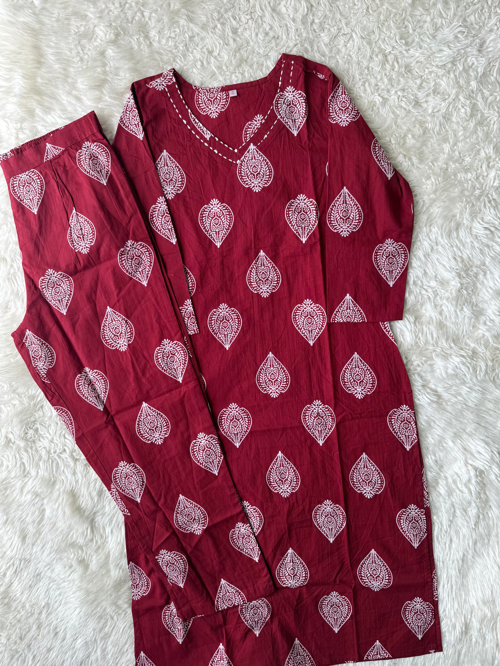 Premium Cotton Kurti Pant Set