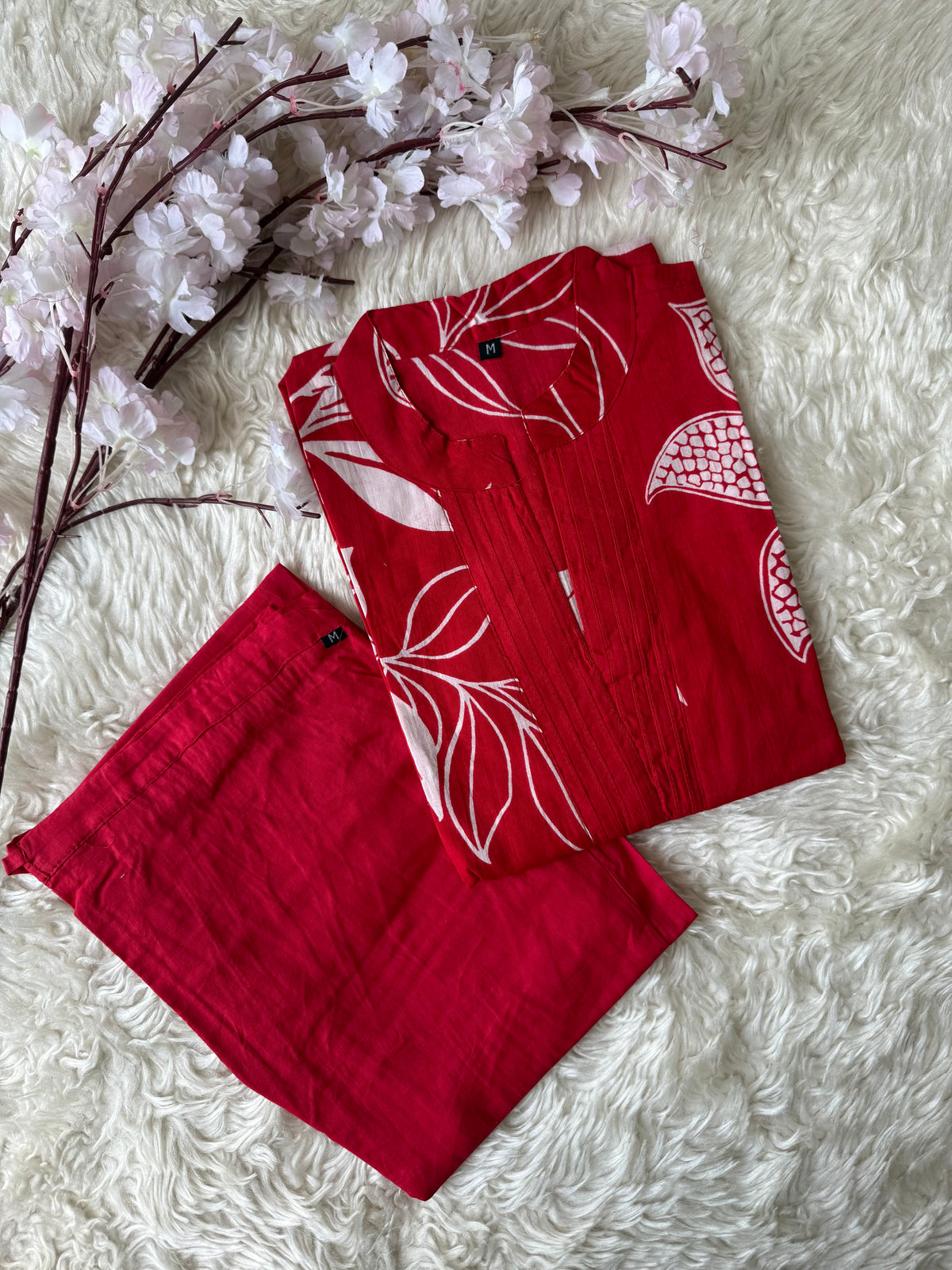 Cotton Kurti Pant Set