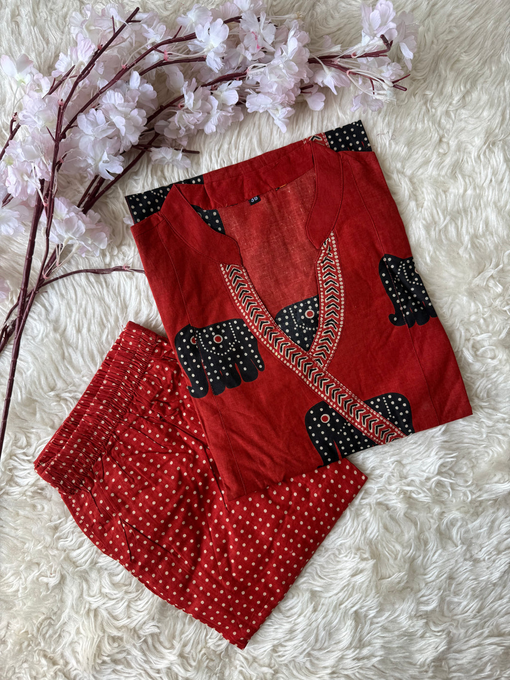 Cotton Kurti Pant Set