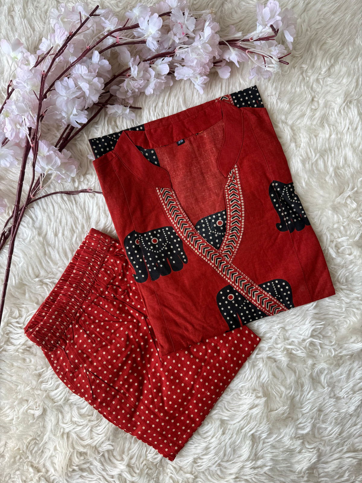 Cotton Kurti Pant Set