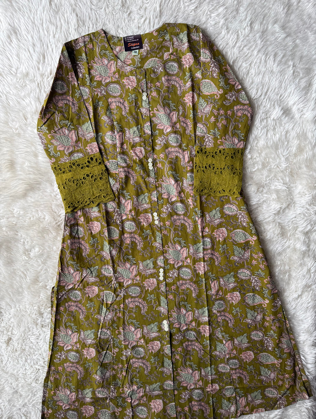 Pure Cotton Kurti Pant Set
