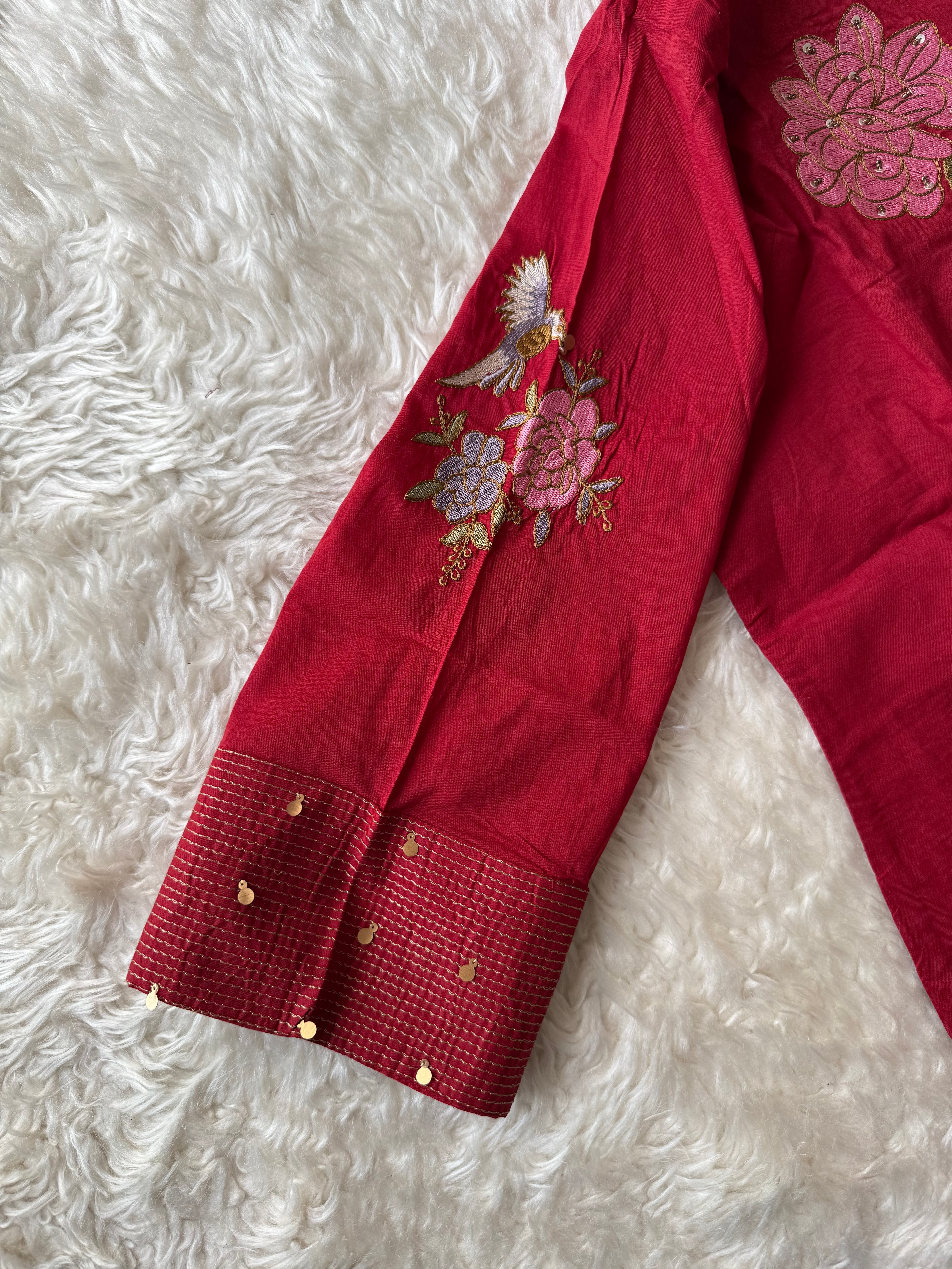 Premium Mul Cotton Thread Work Collection