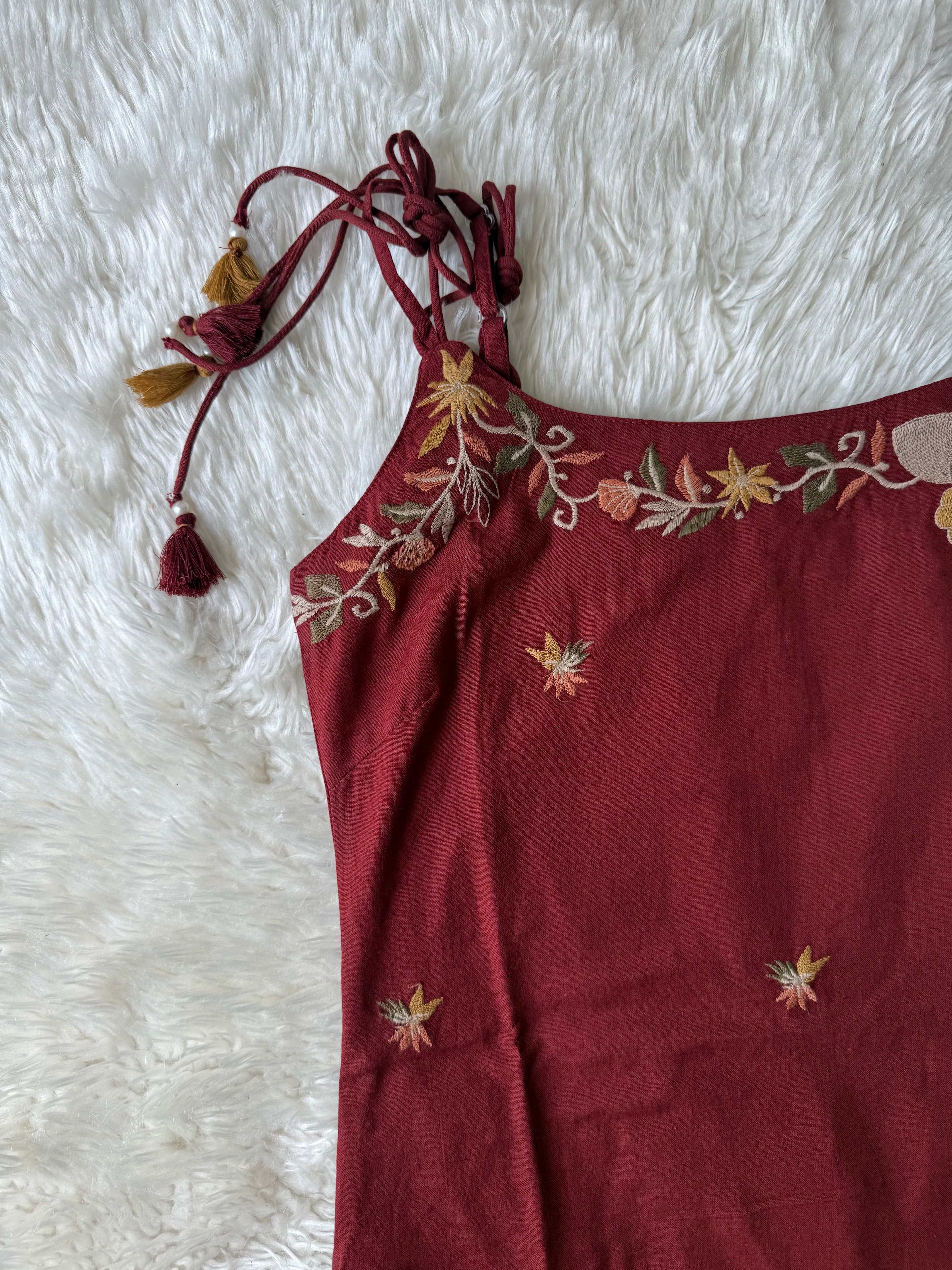 Khadi Cotton Noodle Strap Set