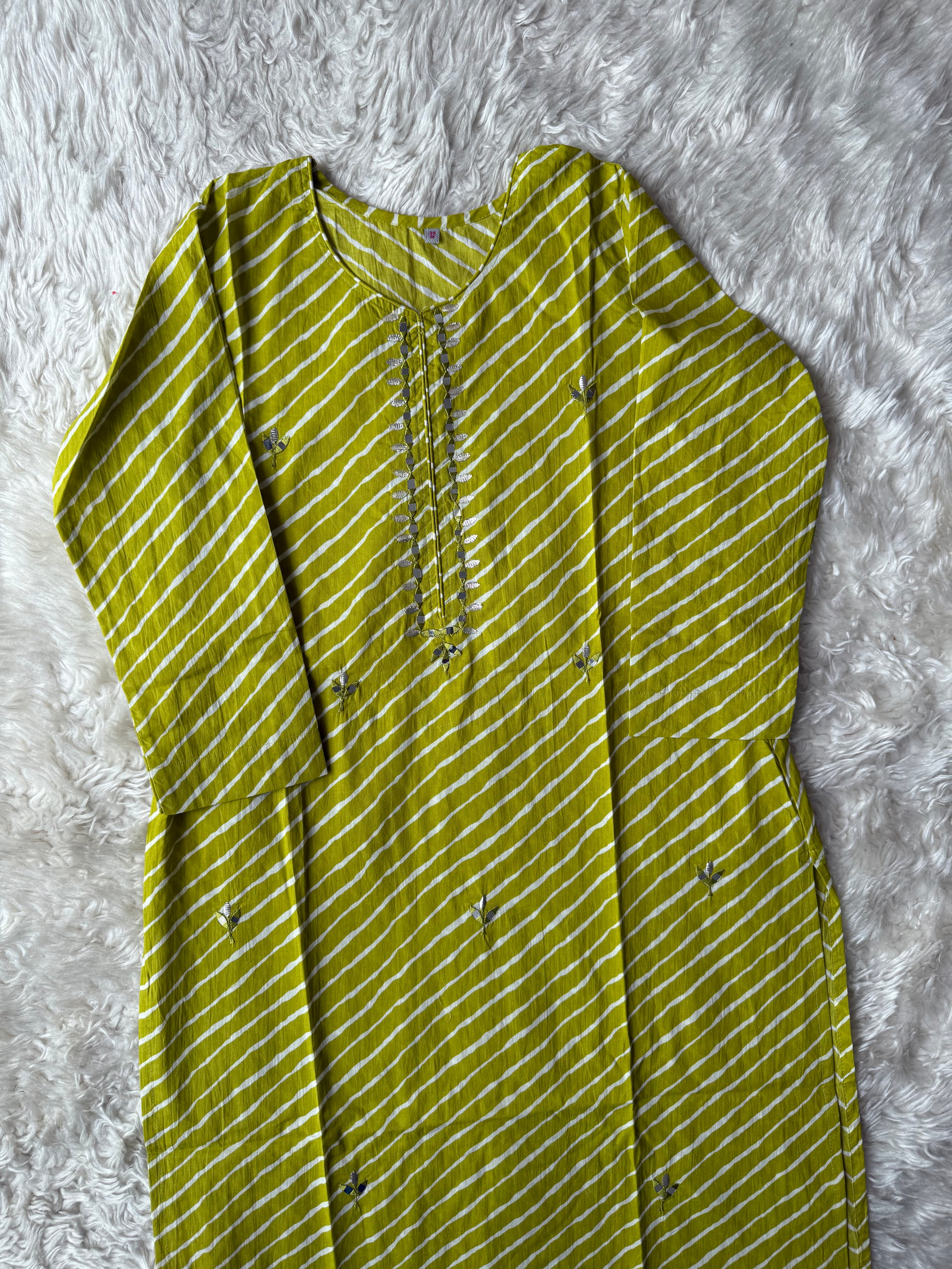 Premium Cotton Lehariya Set
