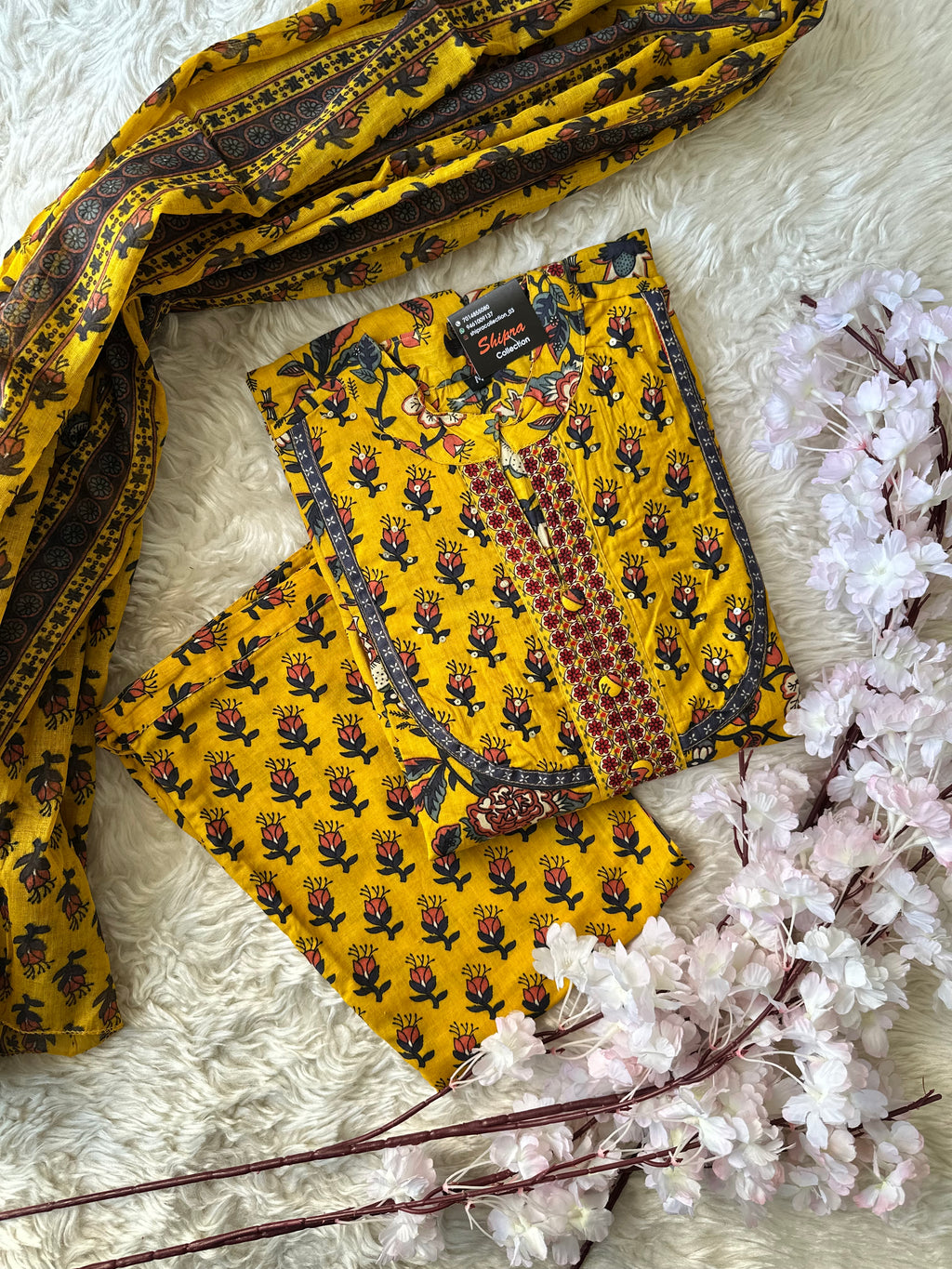 Budget Friendly FLARE Kurti Pant Dupatta Set