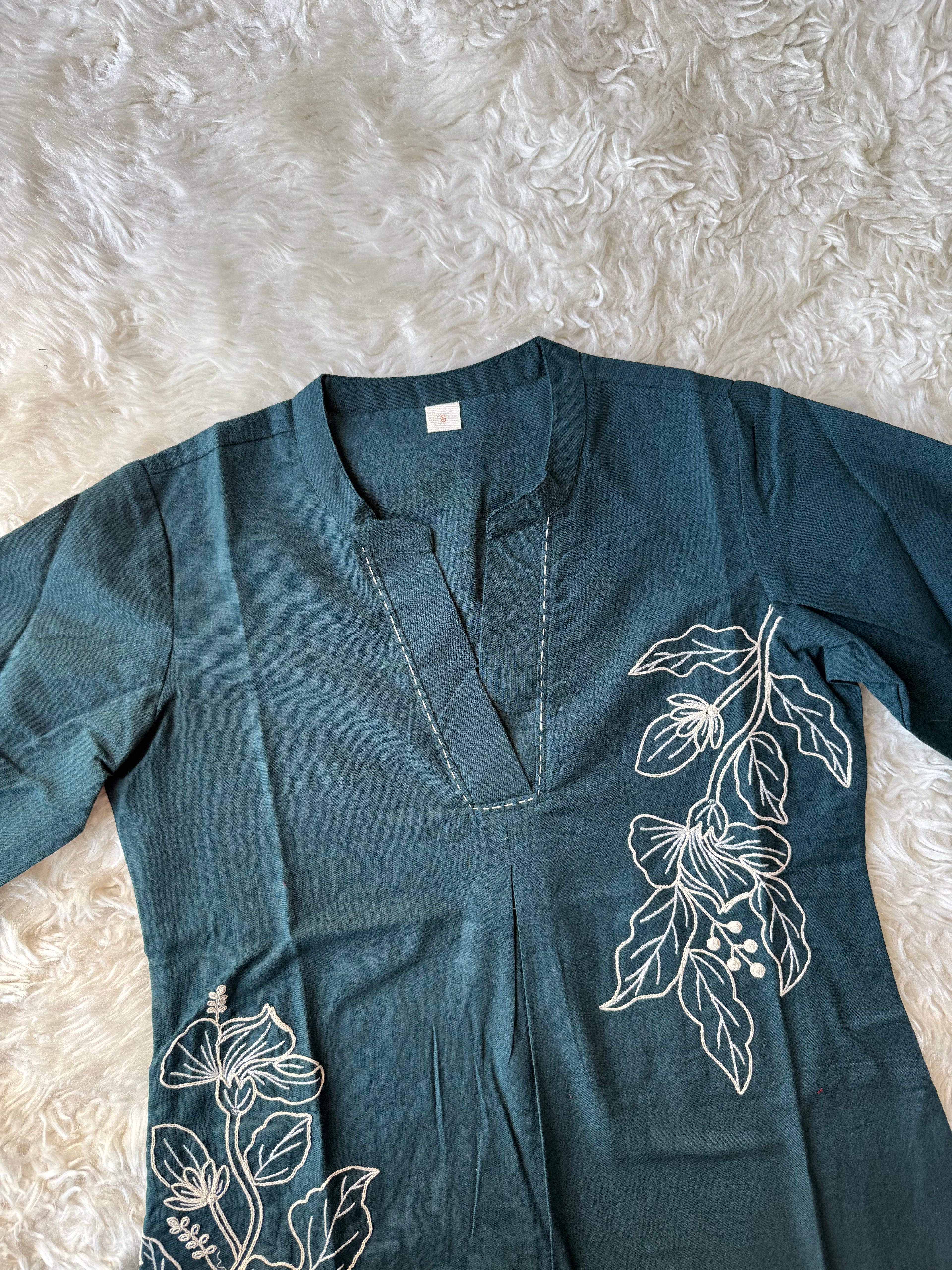 Khadi Cotton Short Kurti