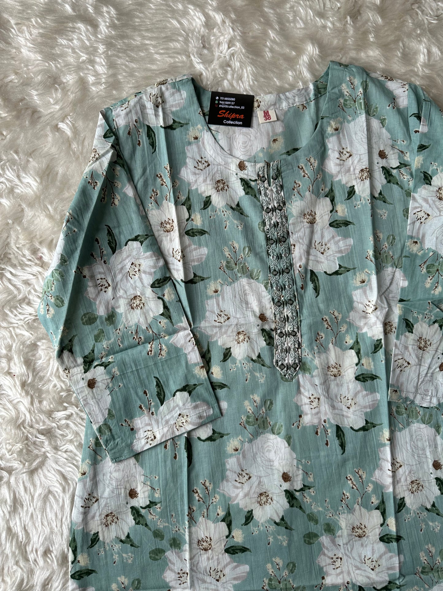 Pure Cotton Short Kurti
