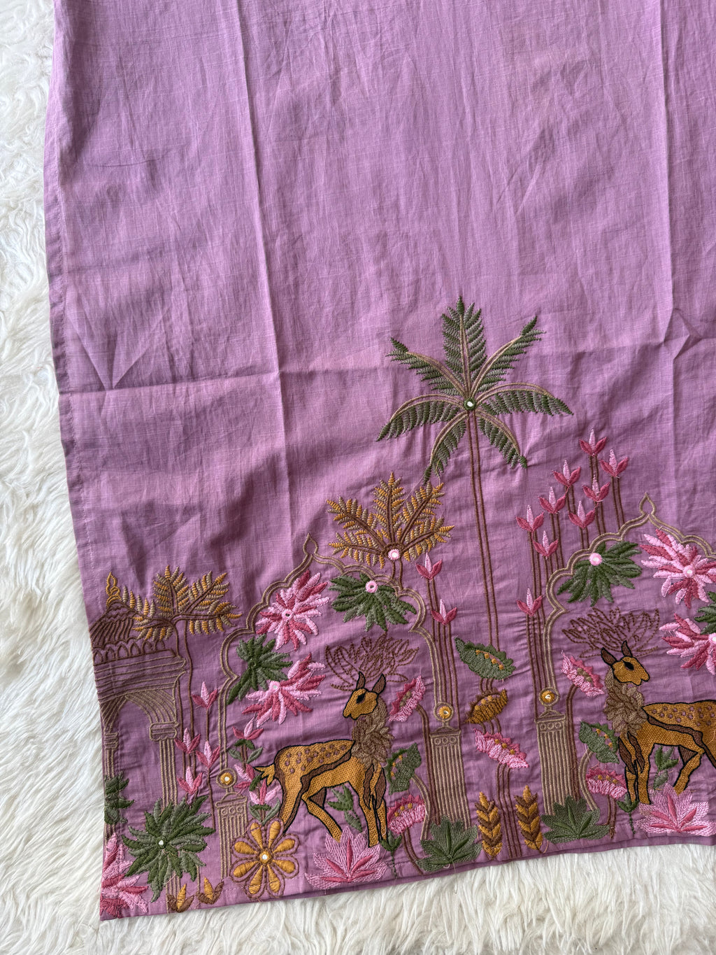 Pure Slub Cotton Kurti Pant Set
