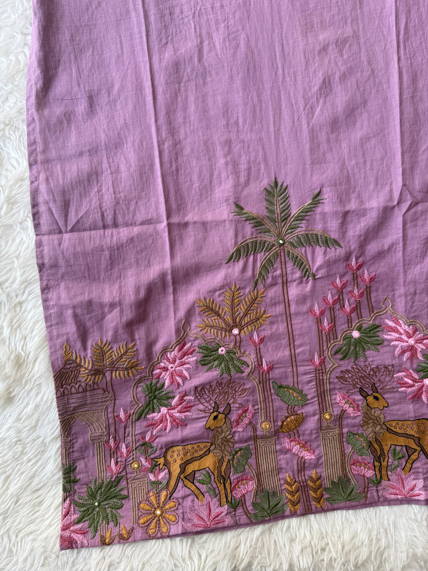 Pure Slub Cotton Kurti Pant Set